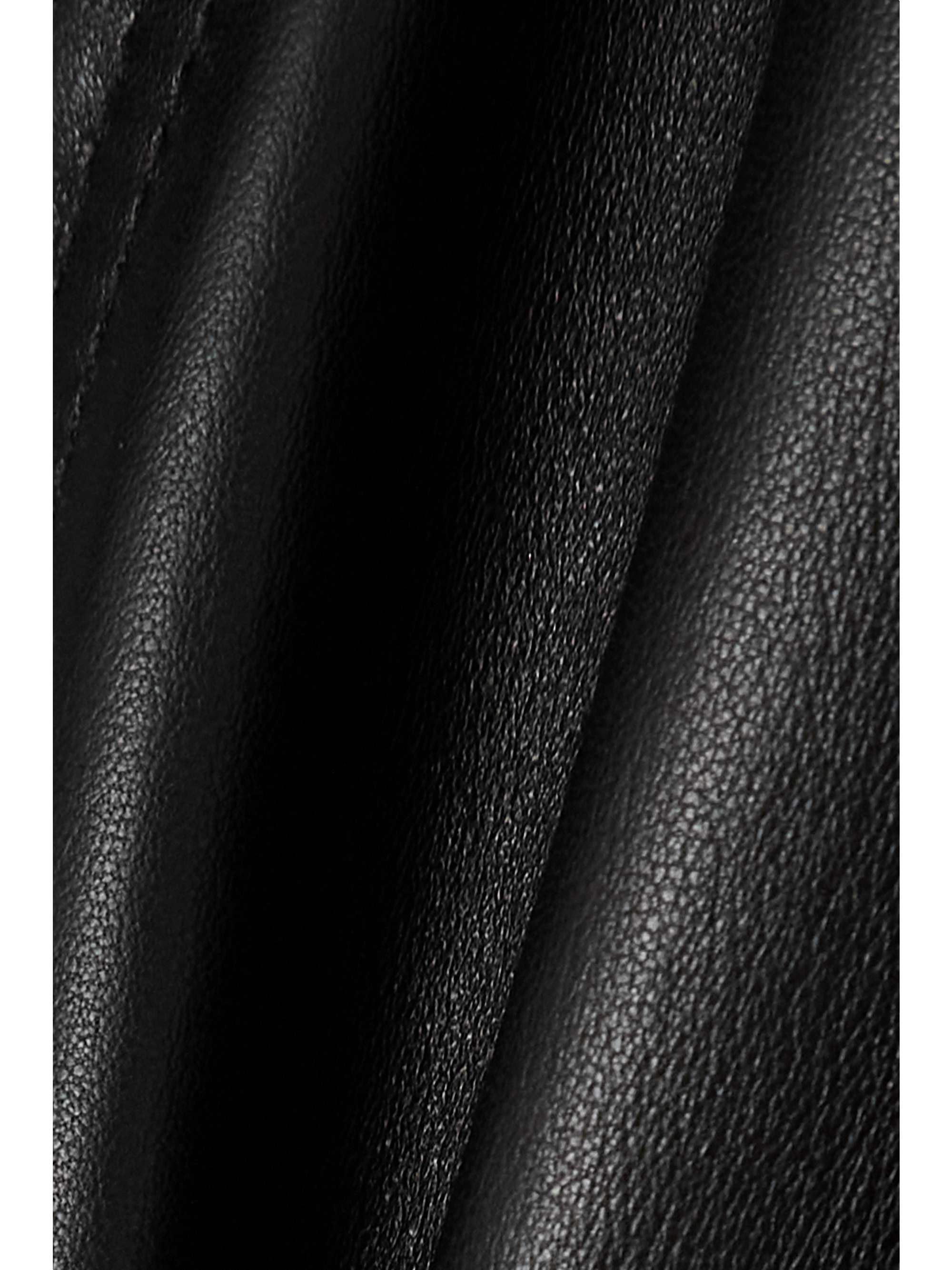 Icons belted leather biker jacket view