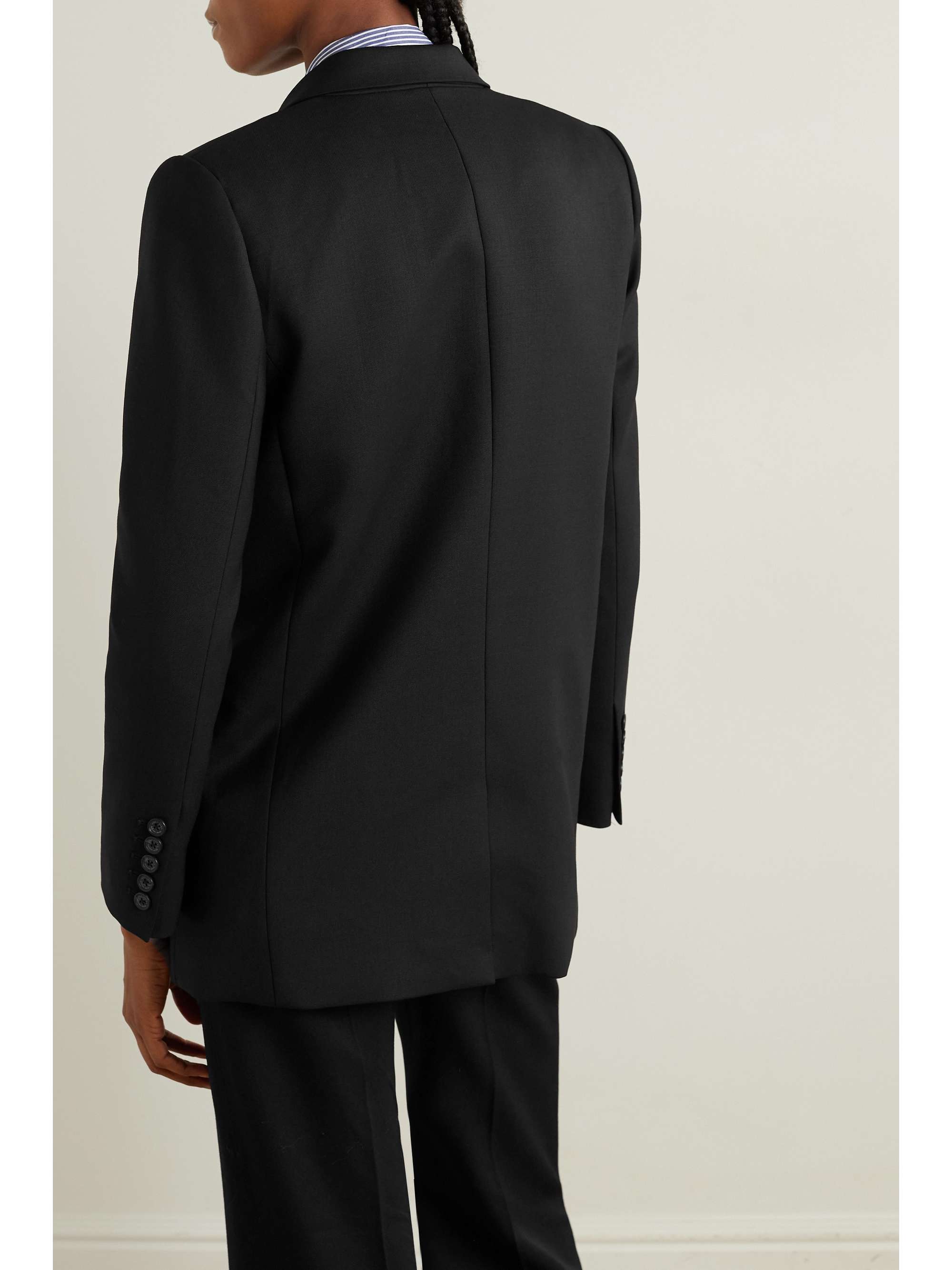 Diane stretch-wool twill blazer view
