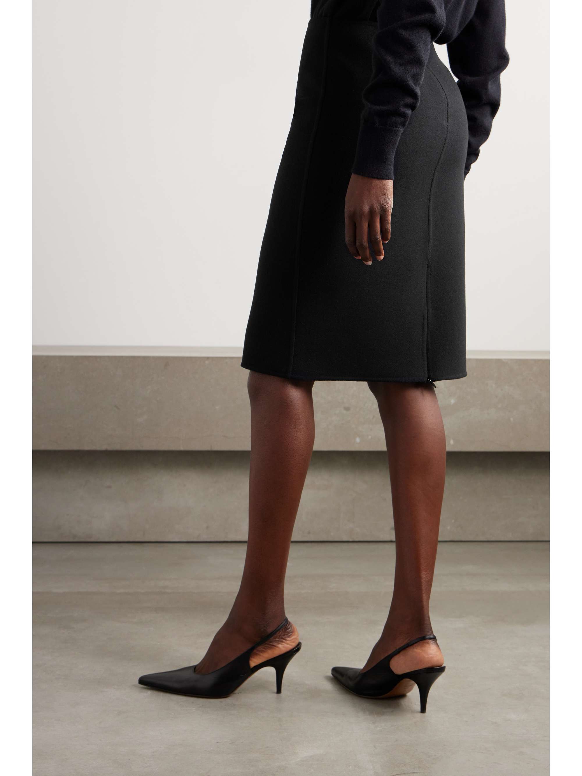 Bart cashmere skirt view