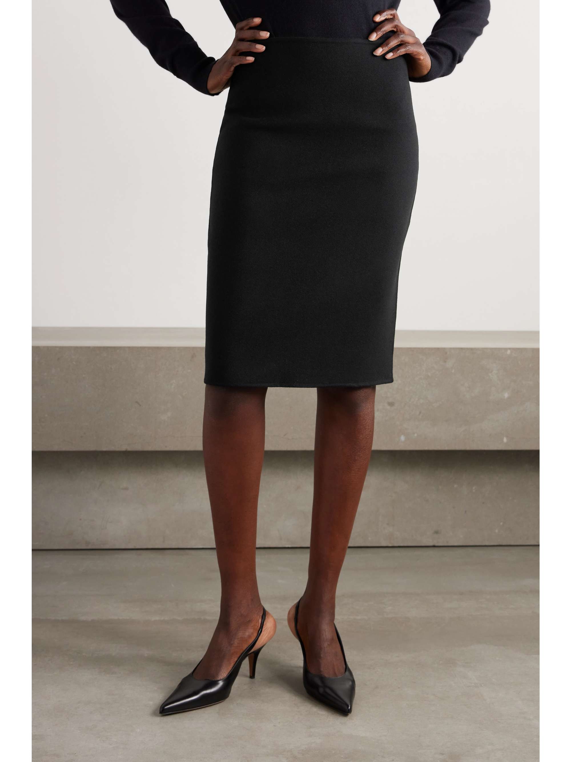 Bart cashmere skirt view