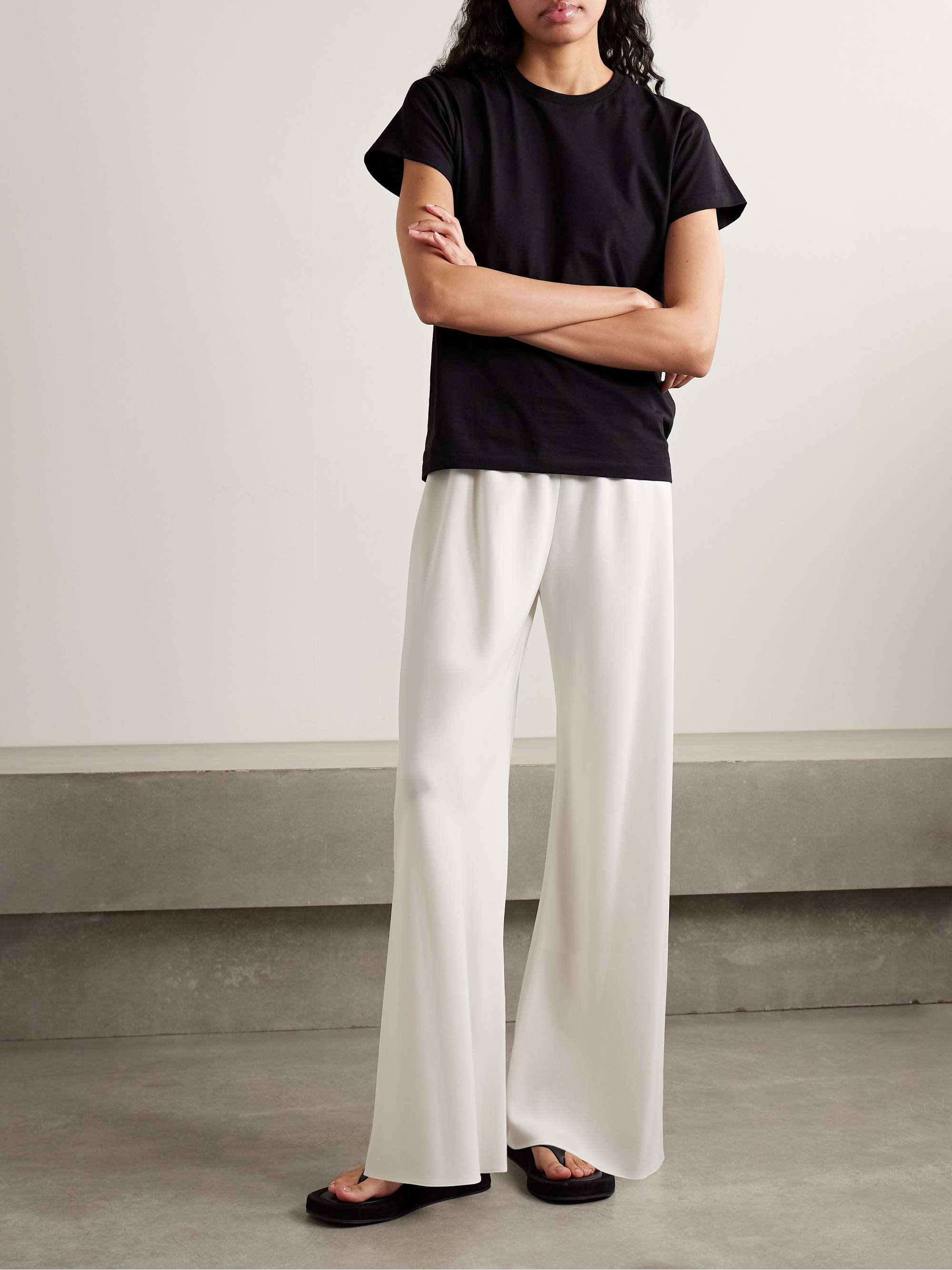 Gala jersey wide-leg pants view