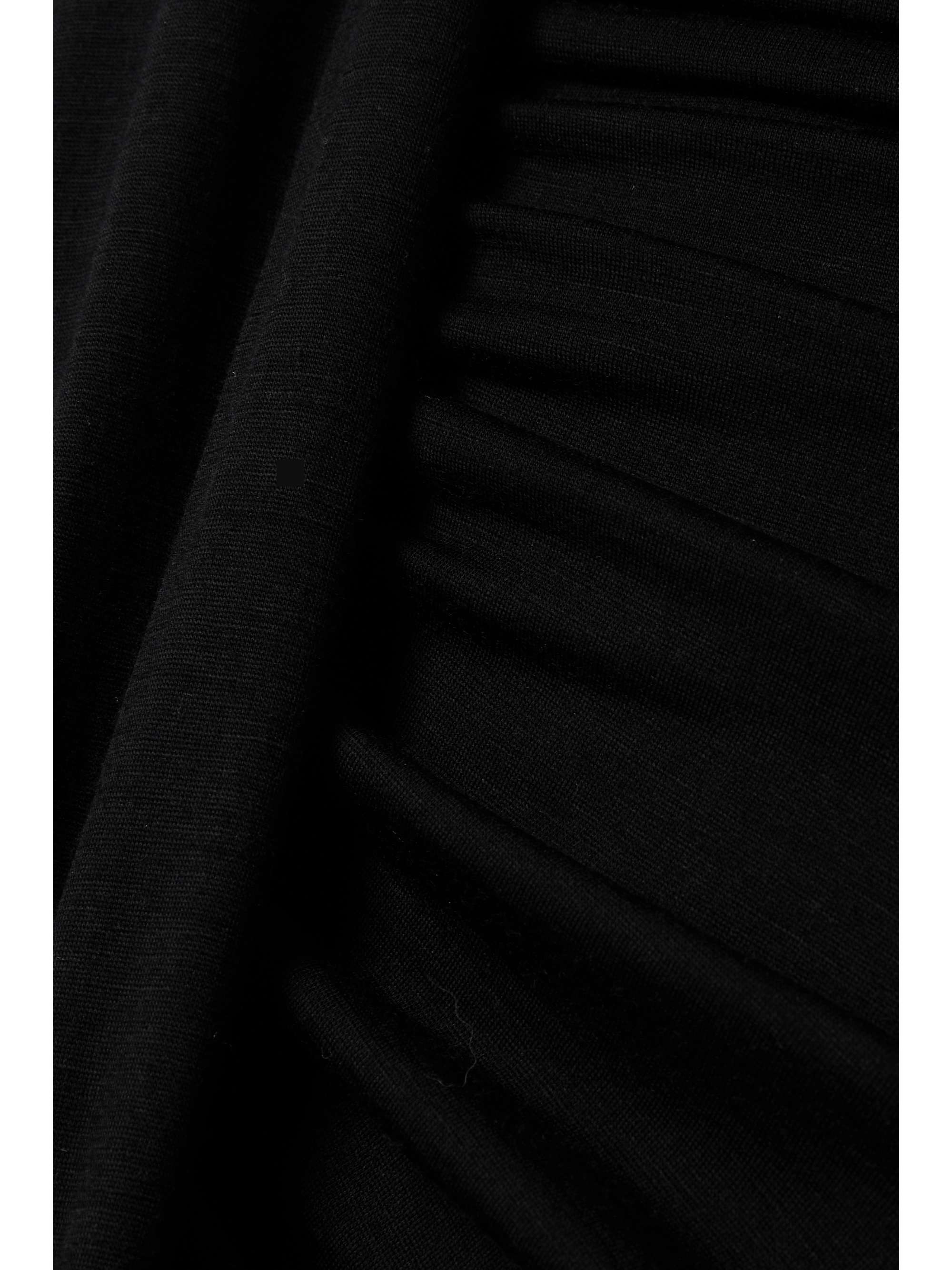 Draped wool-jersey mini dress view