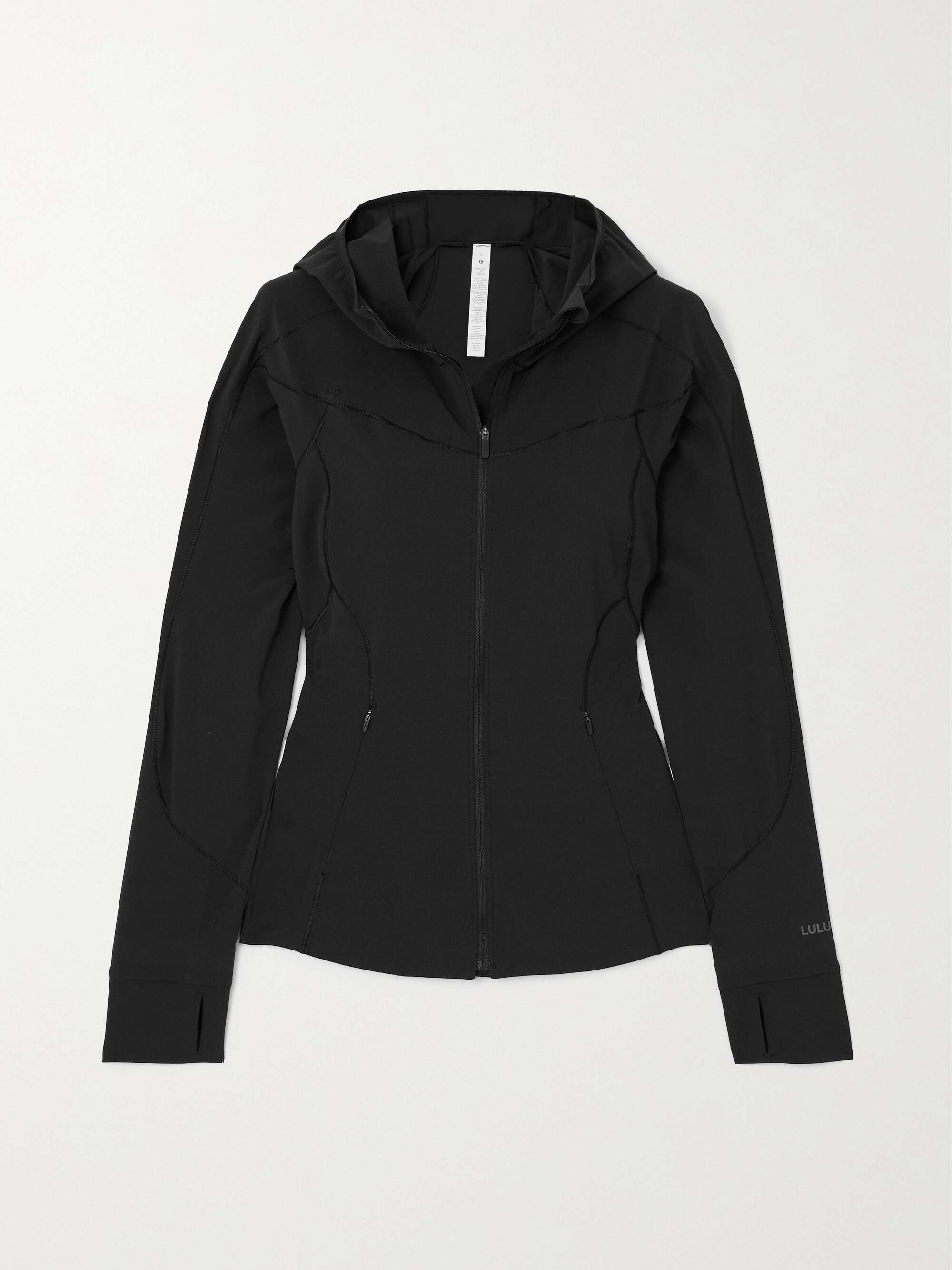 Mist Over hooded stretch recycled jacket view