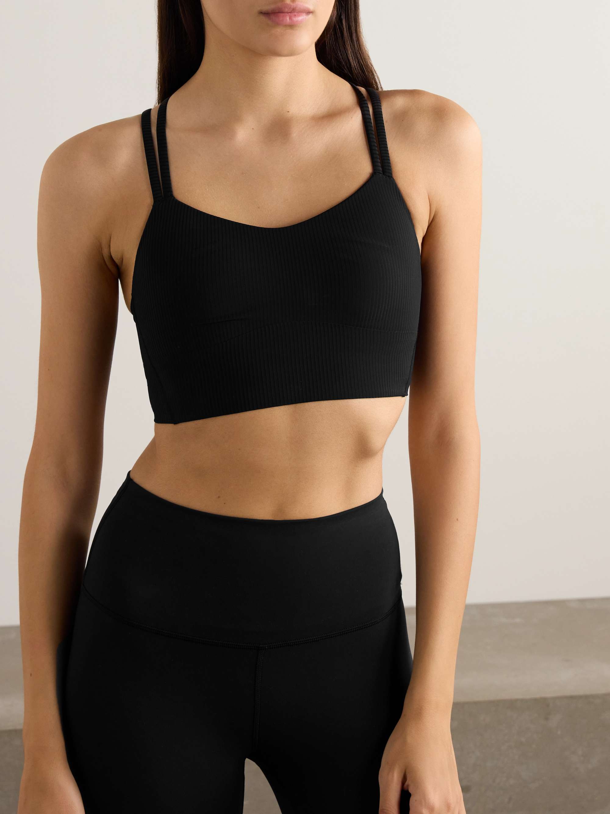 Like a Cloud ribbed sports bra view