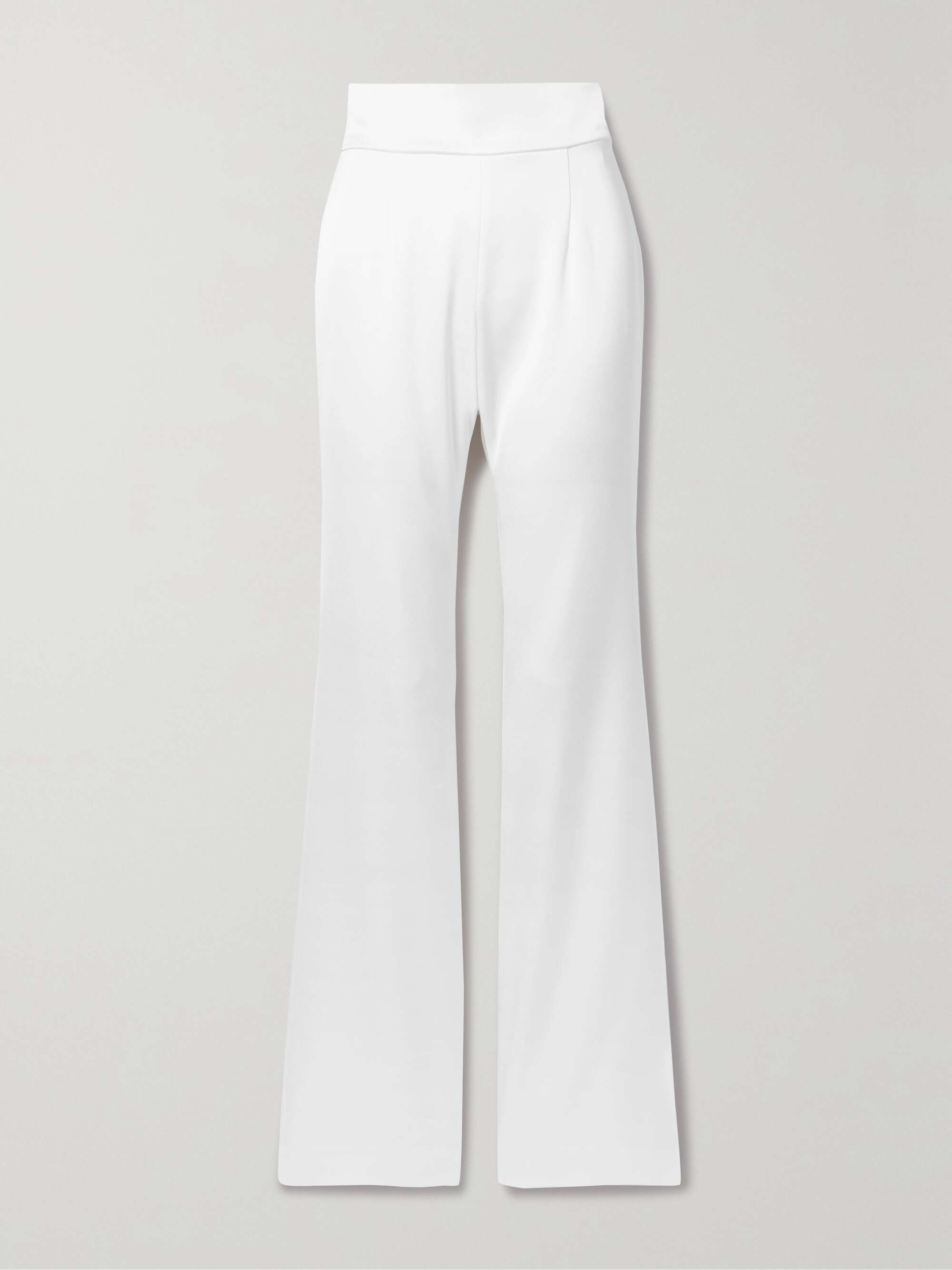 Satin flared pants view