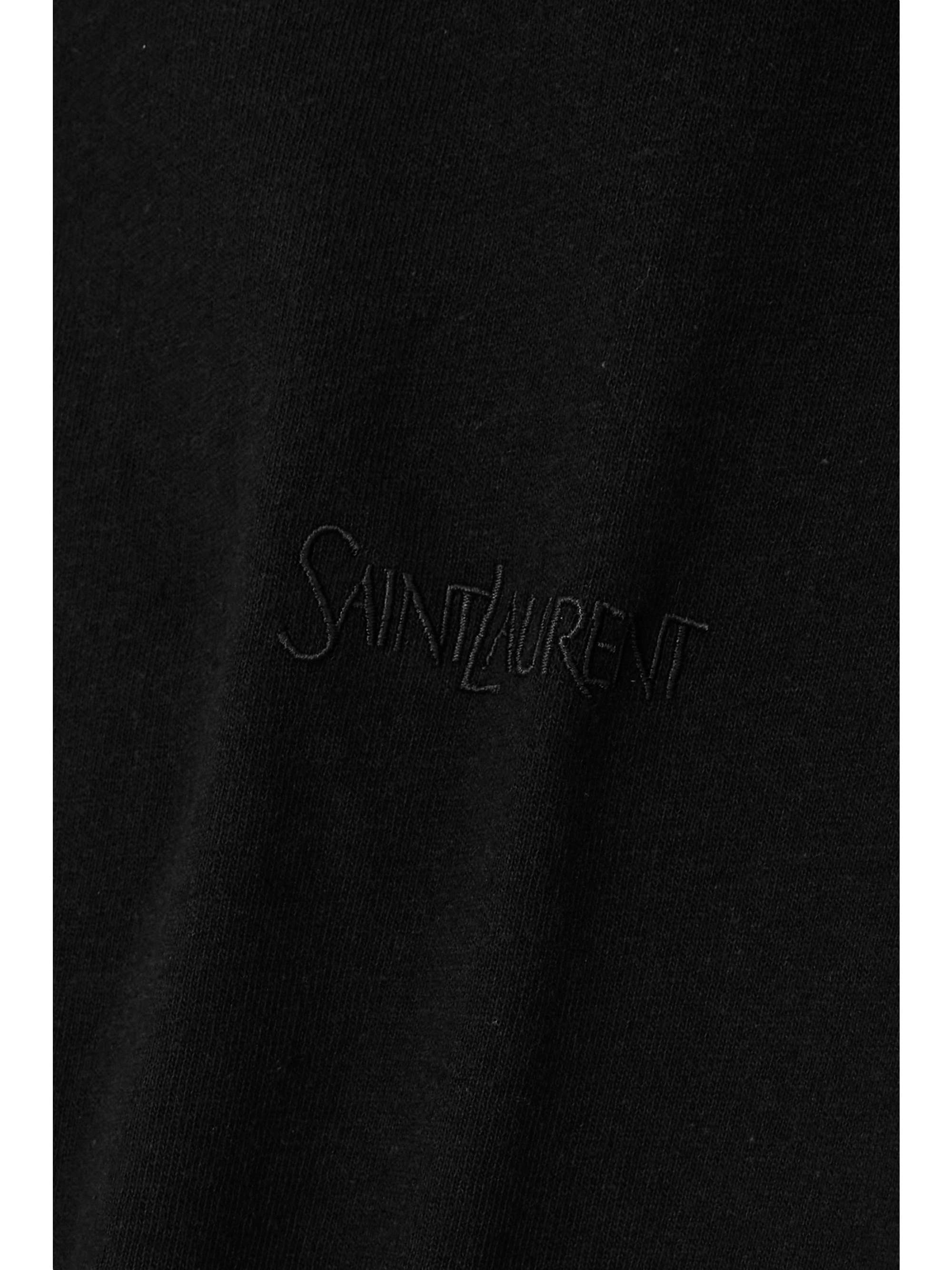 Embroidered cotton T-shirt view