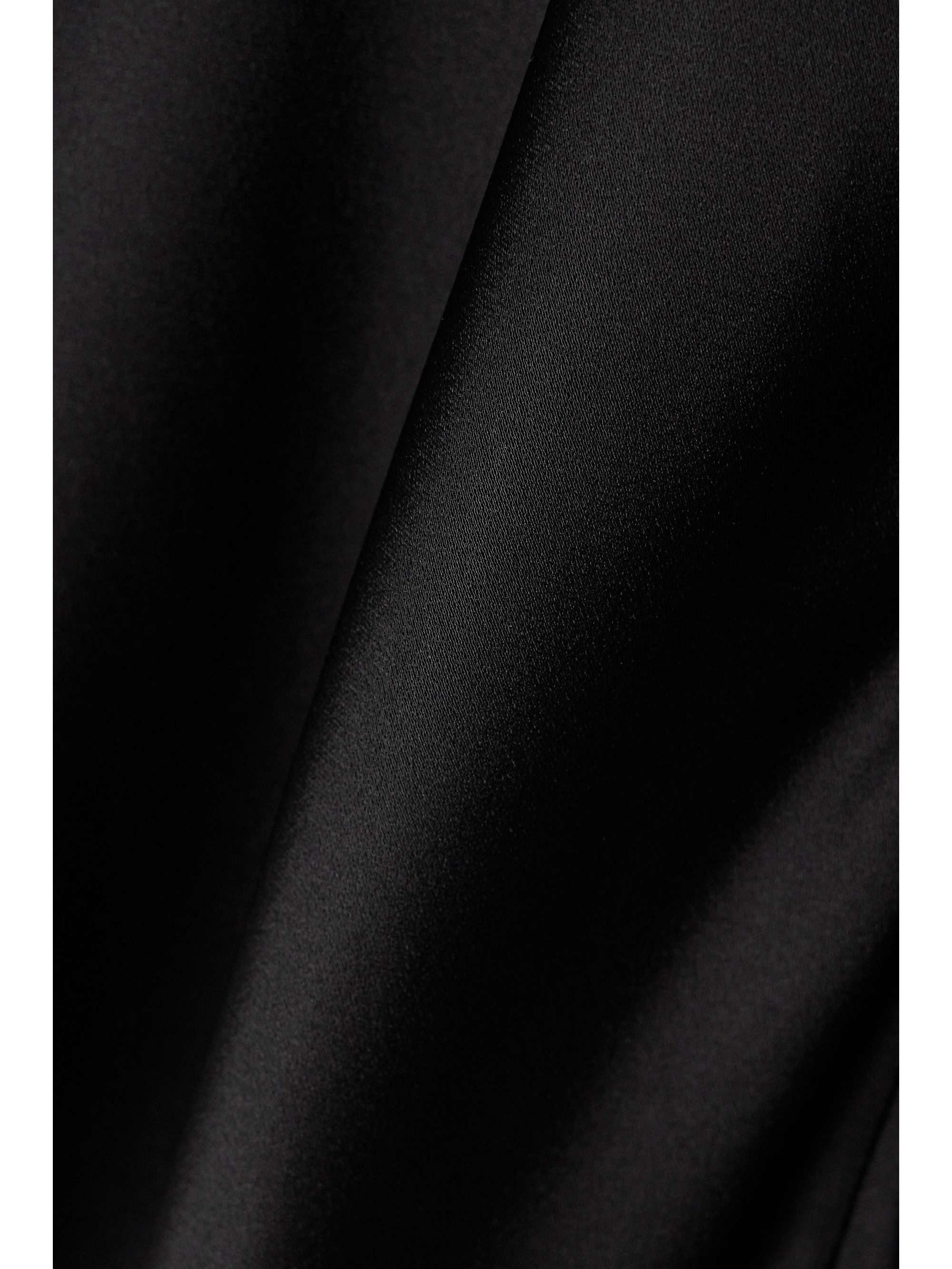 Draped satin maxi dress view
