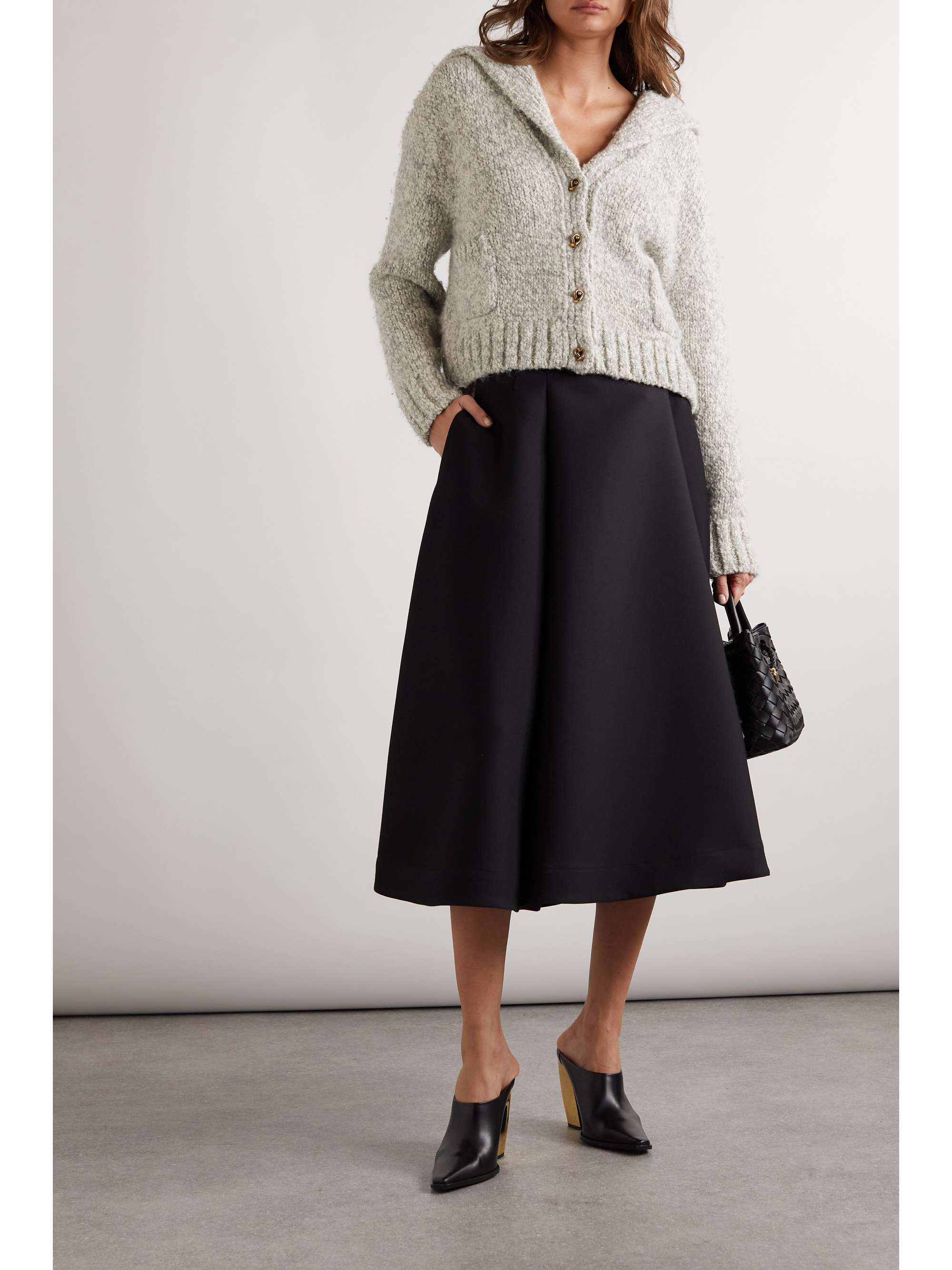 Alpaca-blend cardigan view