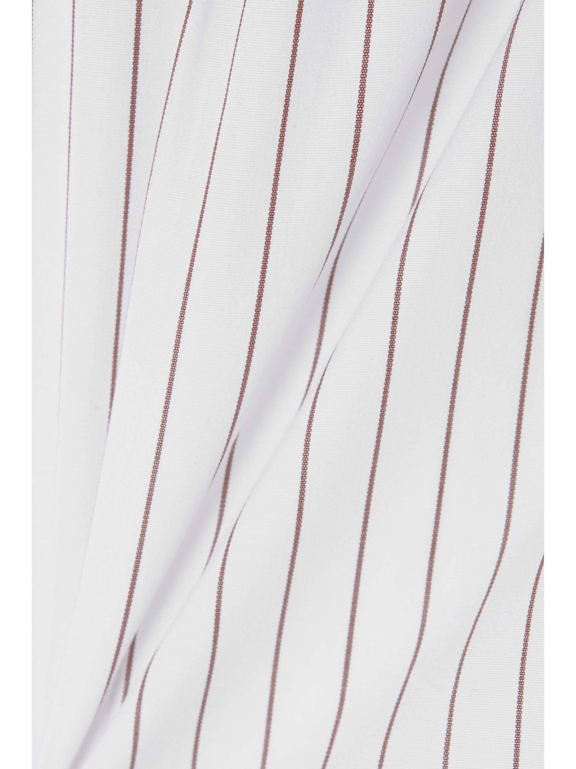 Pinstriped cotton-poplin shorts view