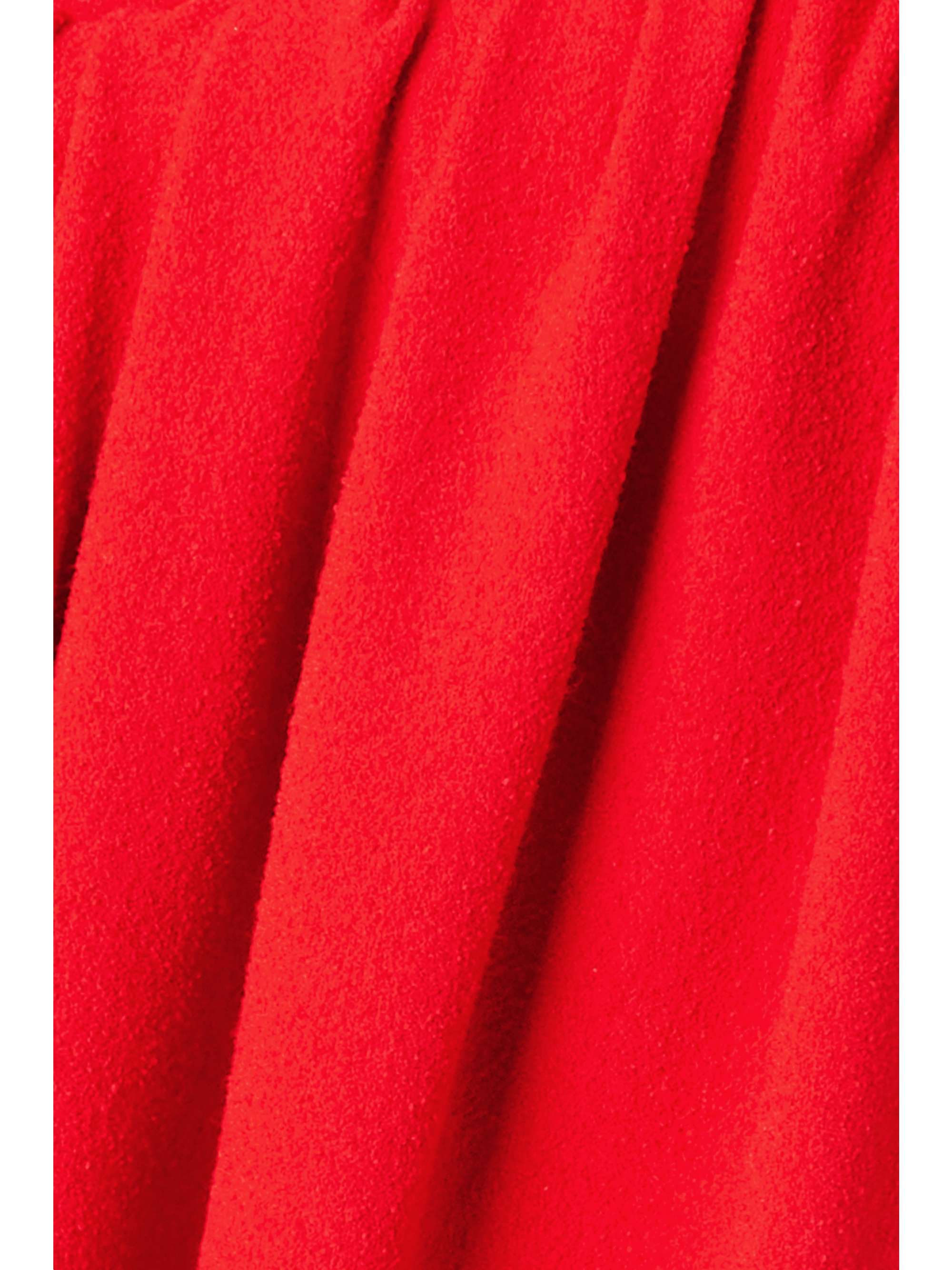 Gathered bouclé maxi dress view