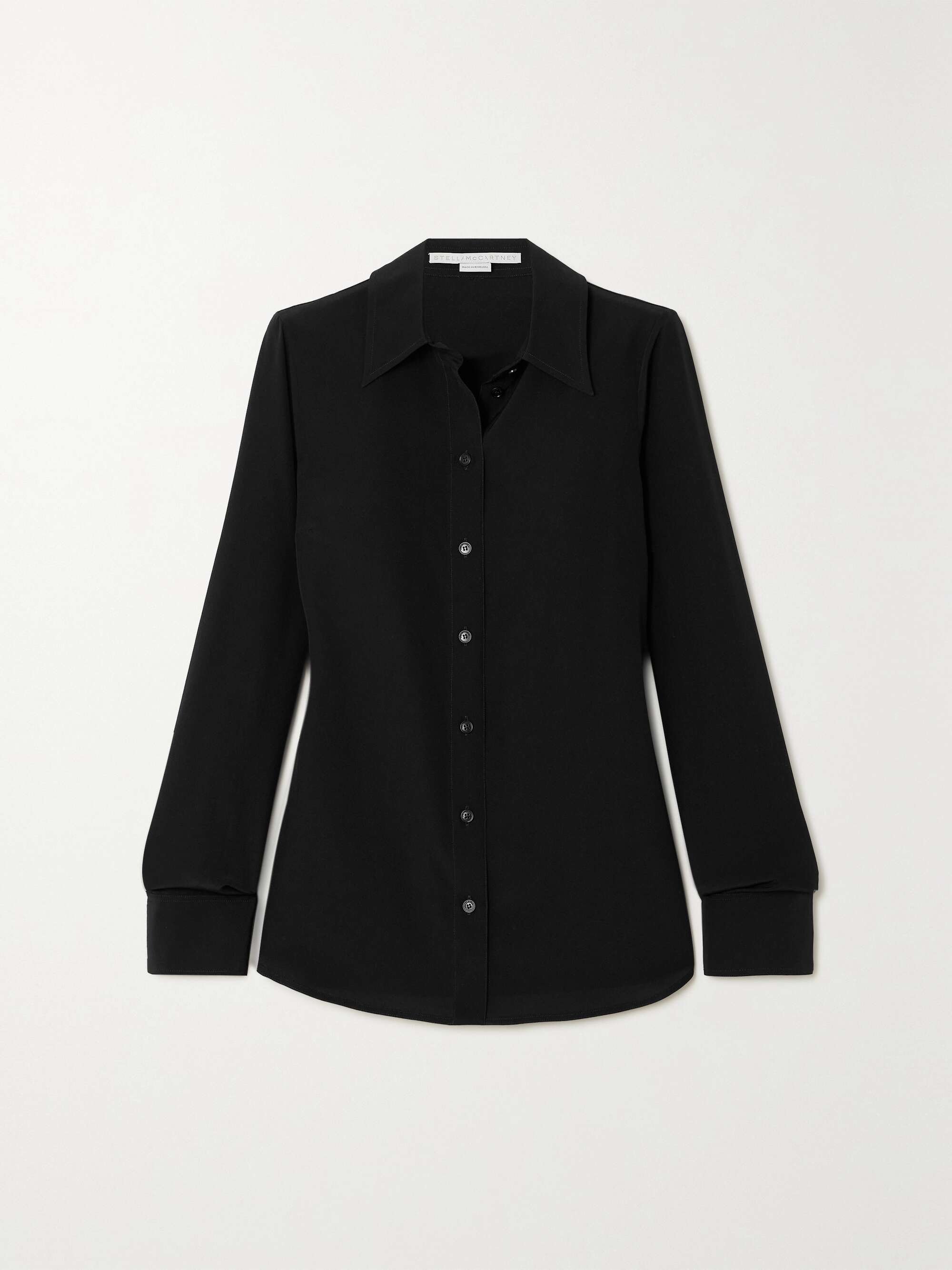 Silk crepe de chine shirt view