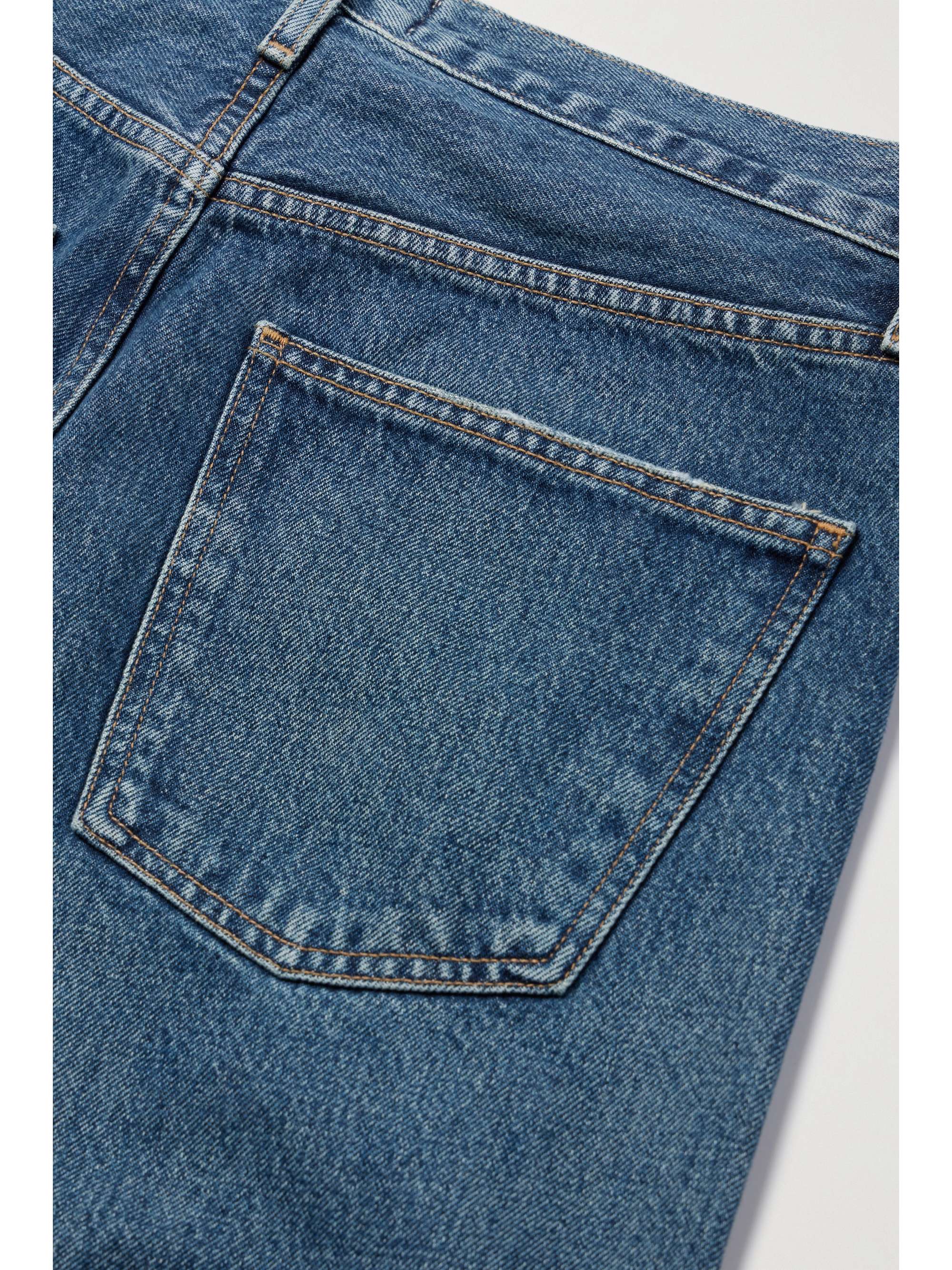 '90s mid-rise straight-leg organic jeans view