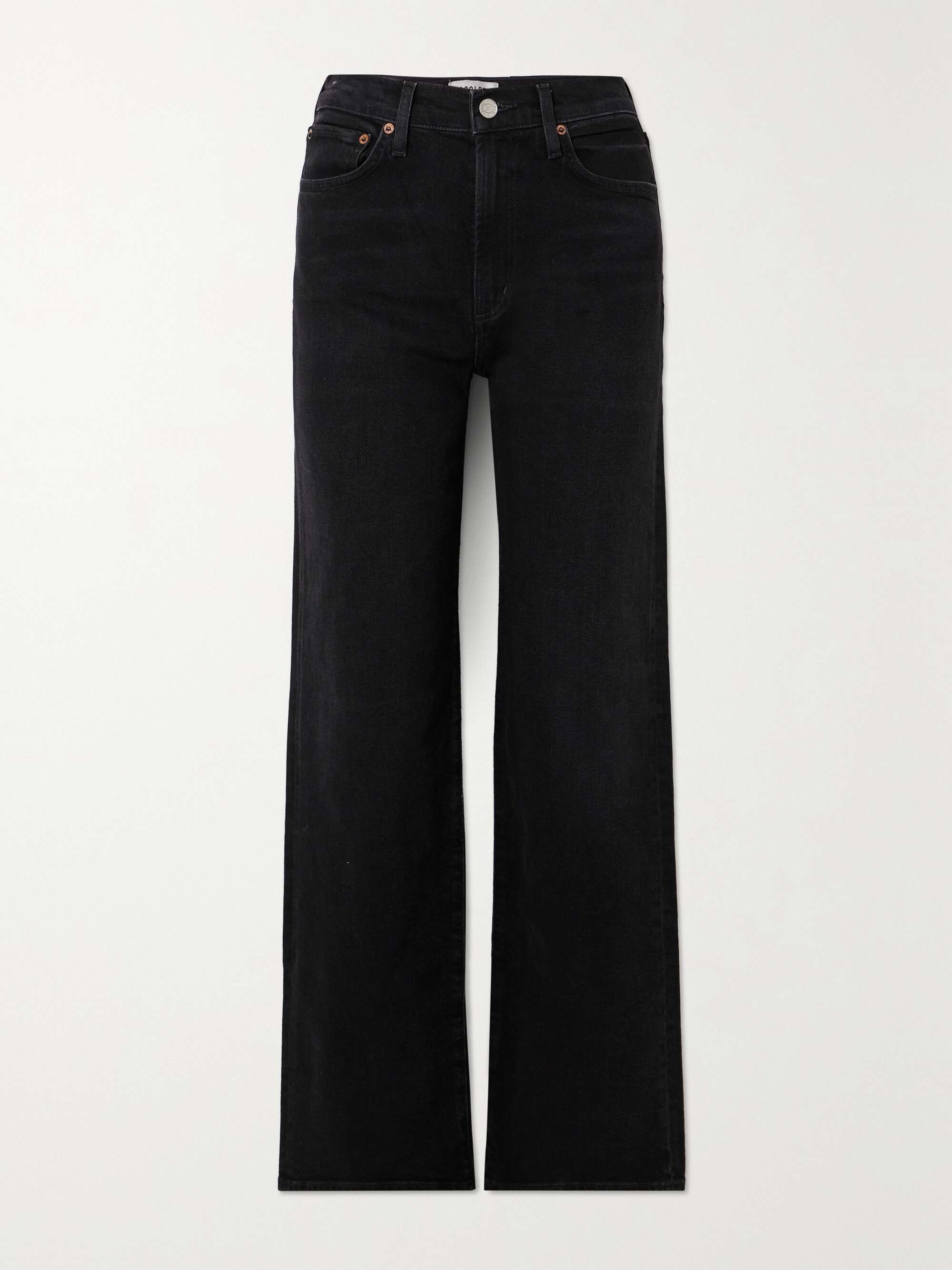 + NET SUSTAIN Harper mid-rise straight-leg organic jeans view