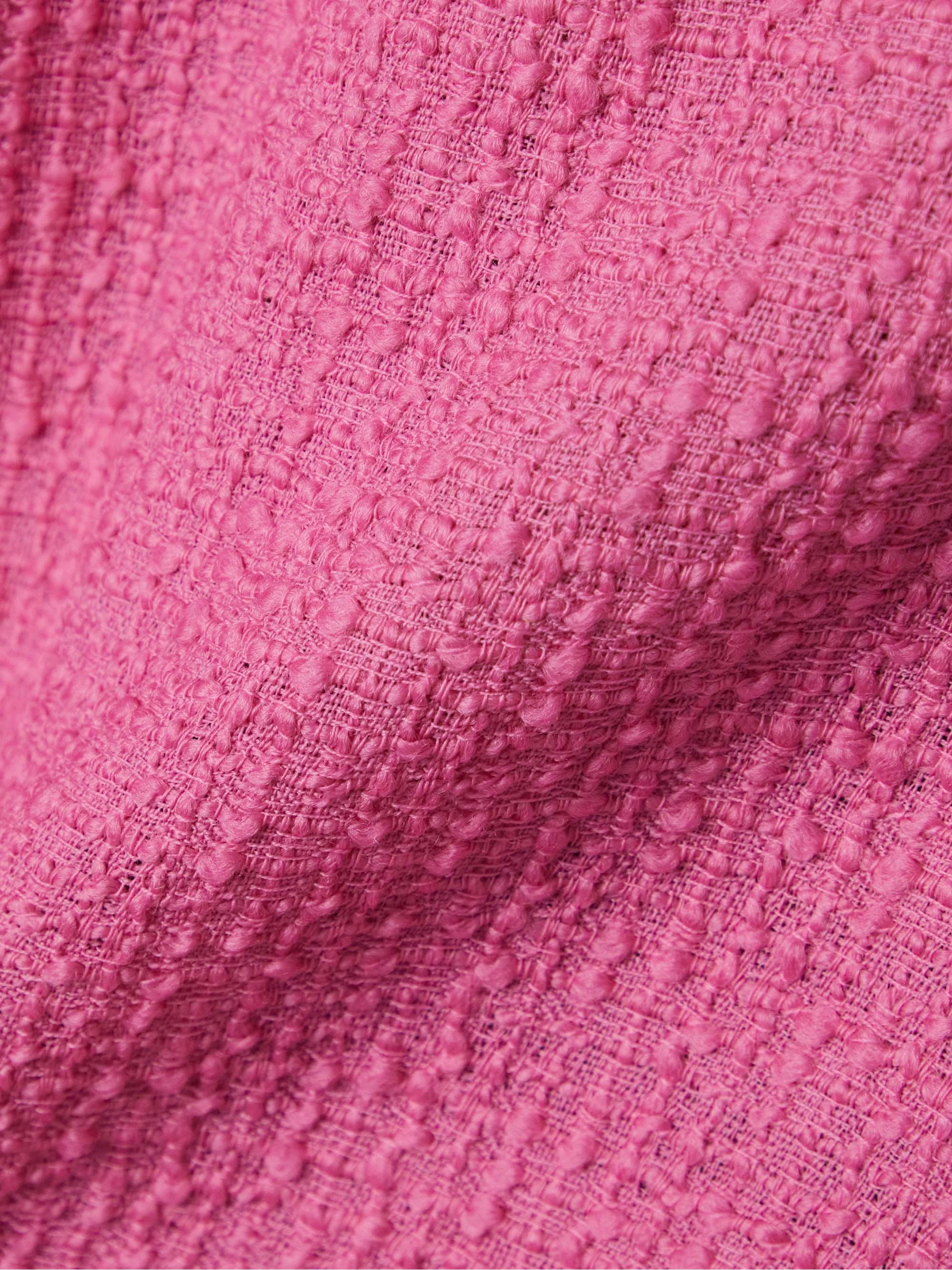 Frayed wool-blend tweed mini skirt view