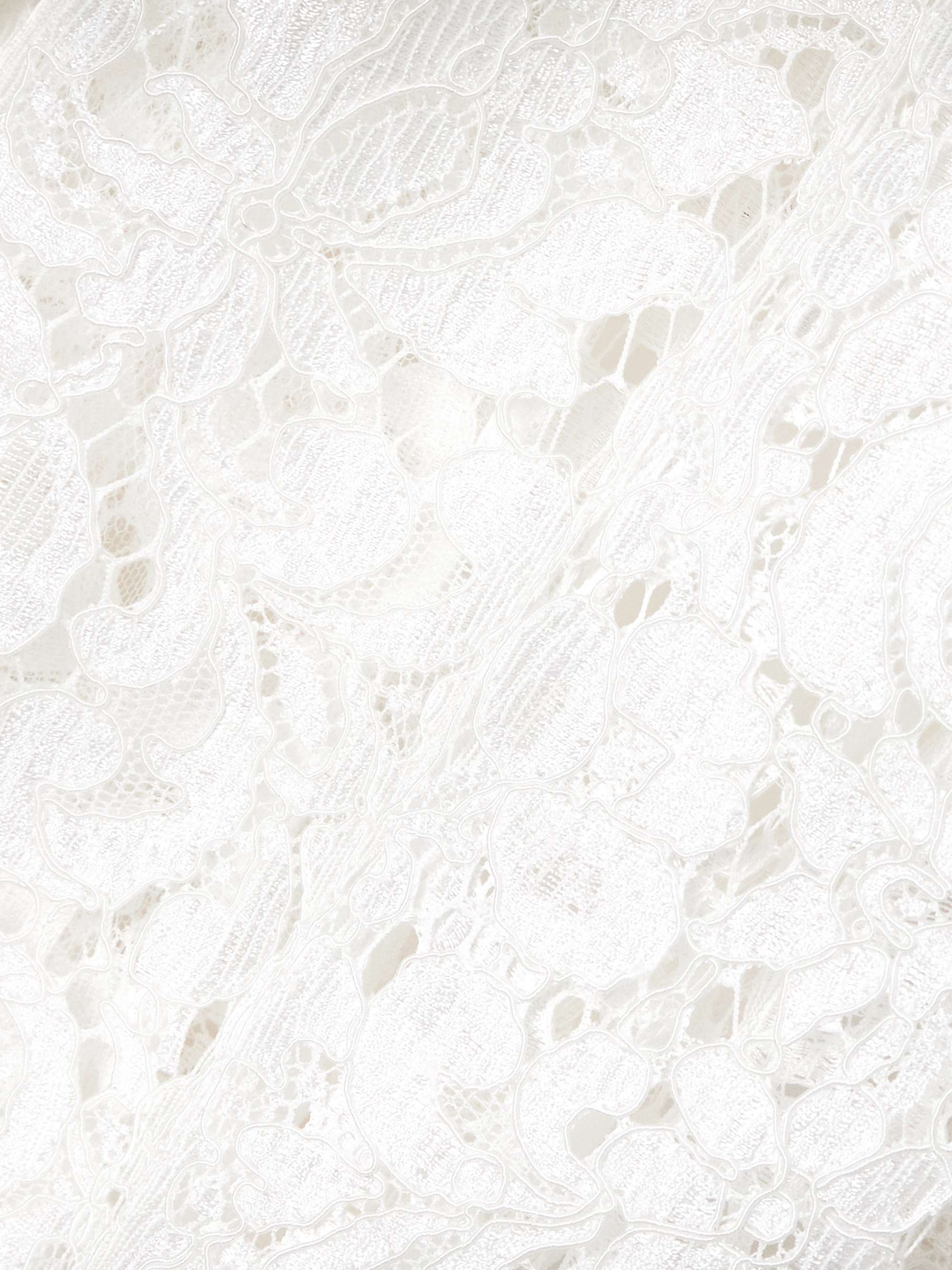 Belted corded lace jacket view