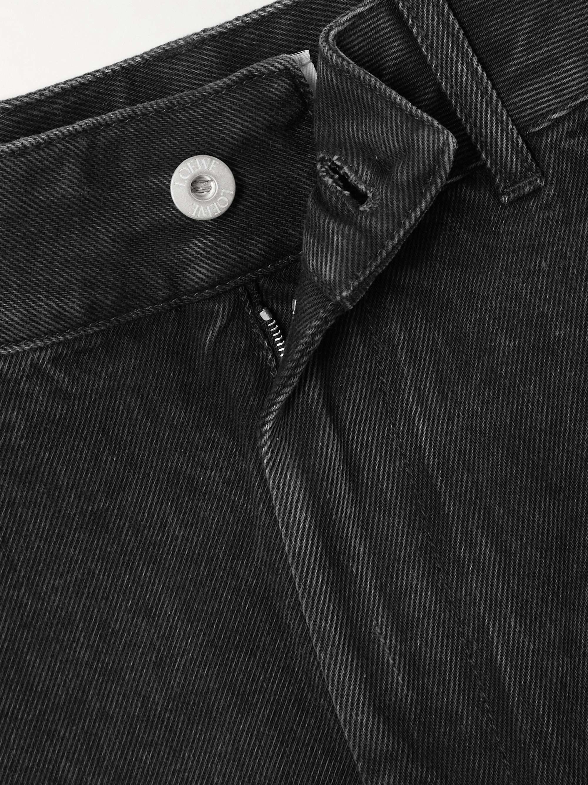 Anagram appliquéd boyfriend jeans view