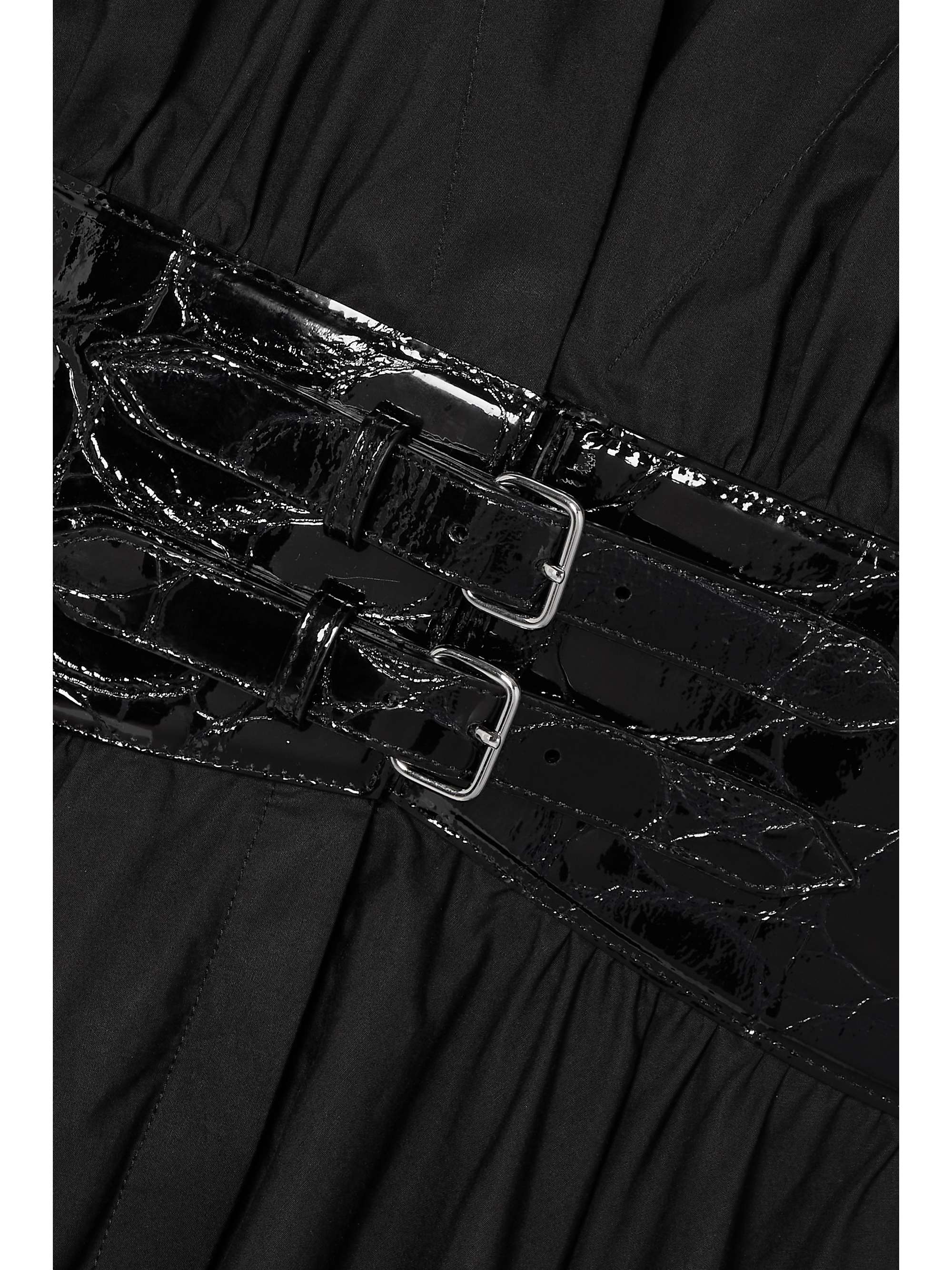 Archetypes belted cotton midi dress view