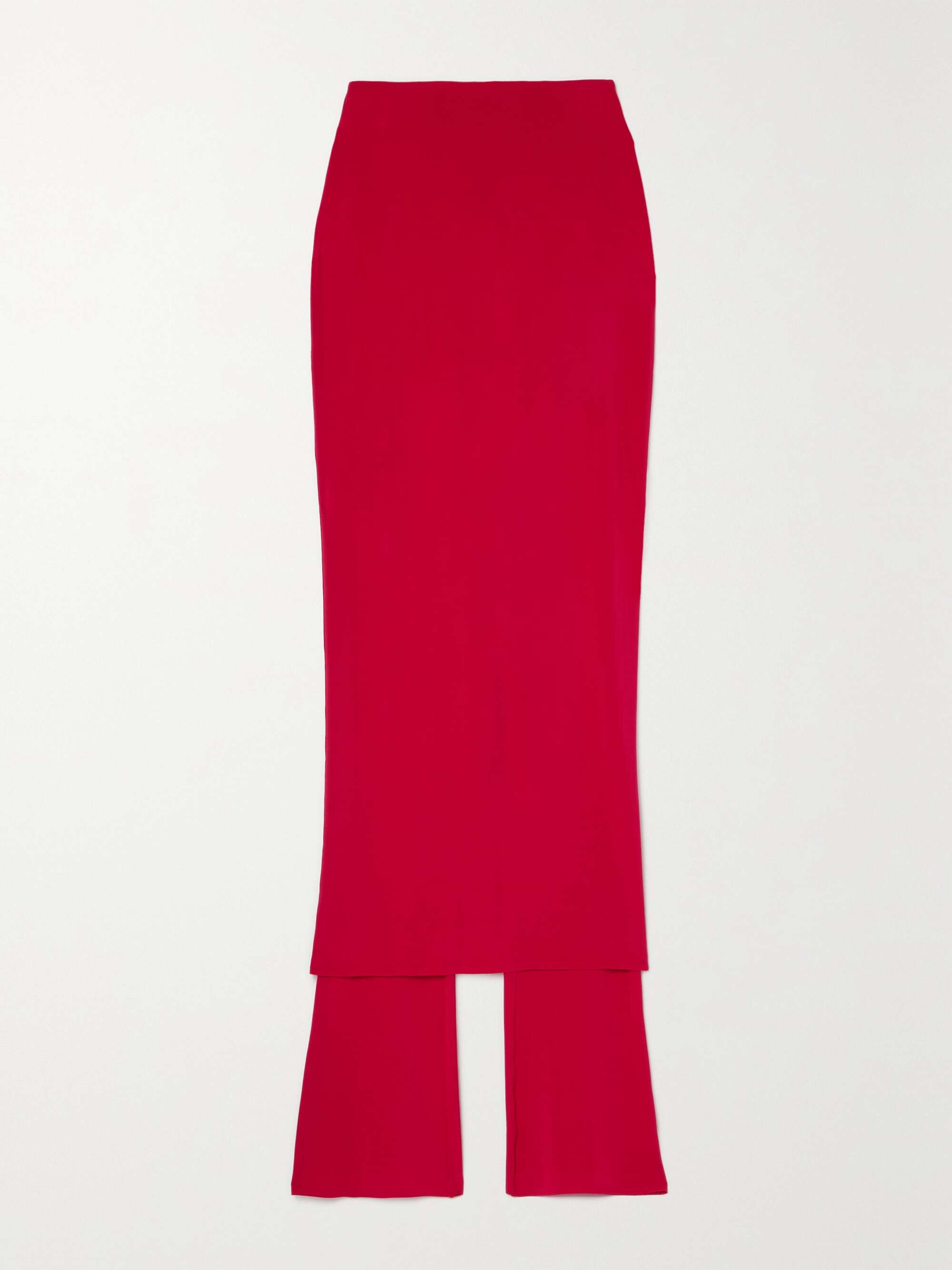 Archetypes layered stretch-crepe skinny pants view