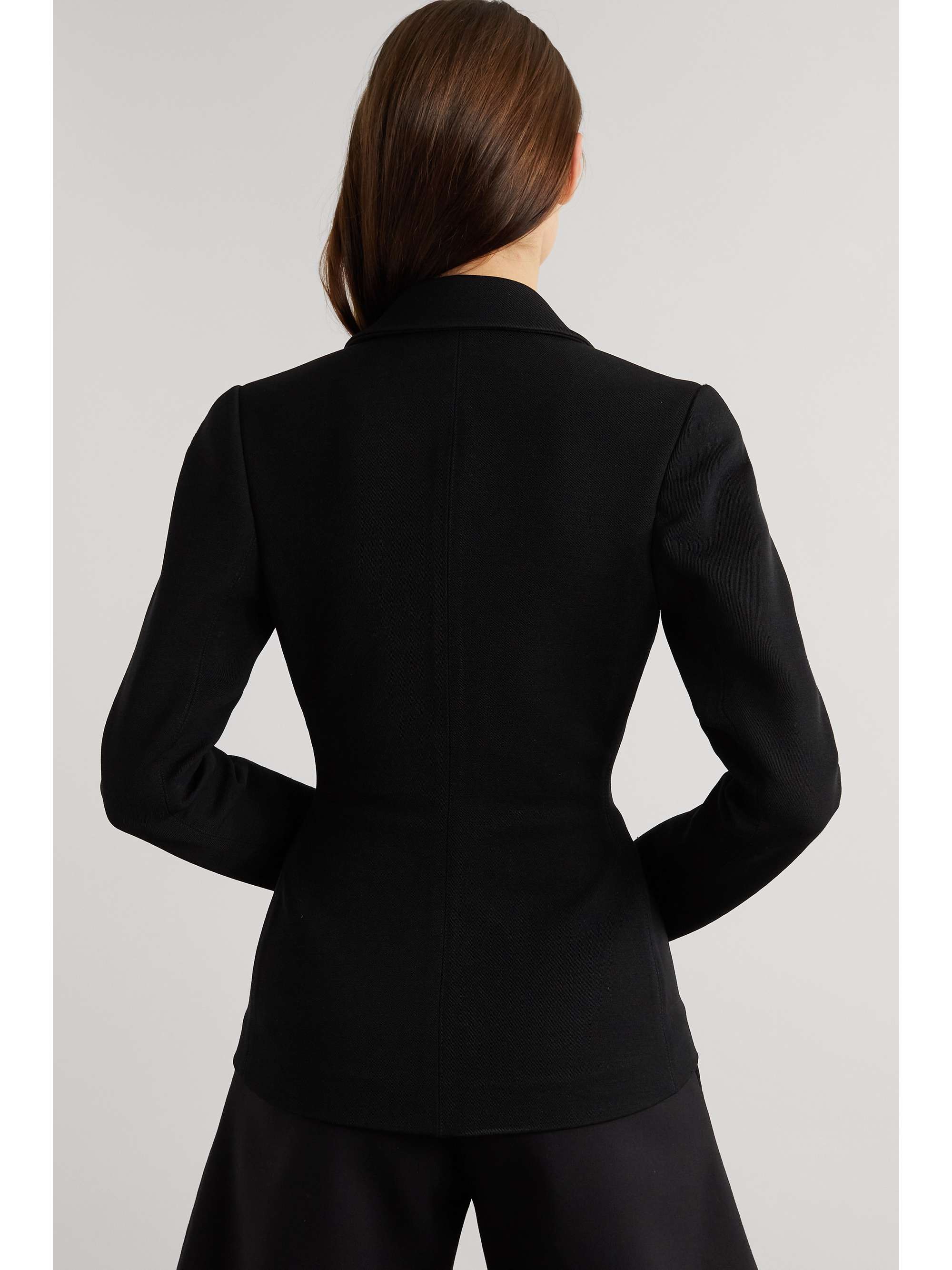 Archetypes double-breasted stretch-gabardine jacket view