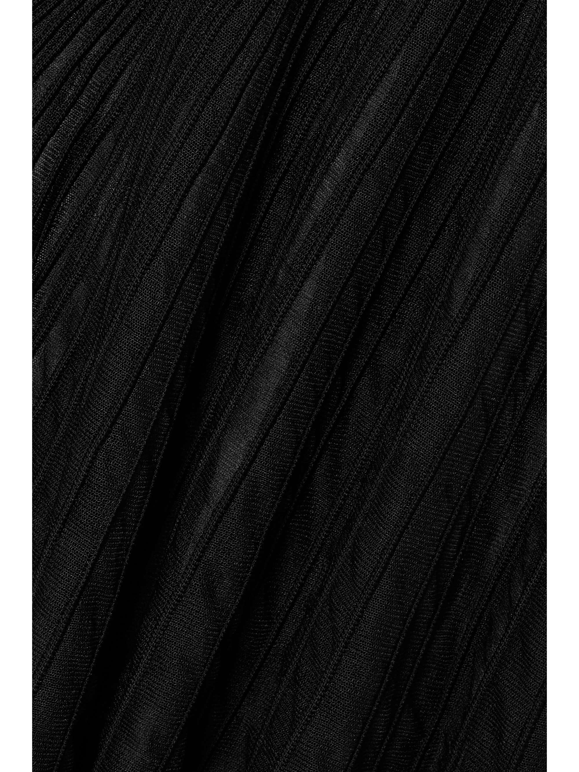 Archetypes asymmetric one-shoulder ribbed-knit midi dress view