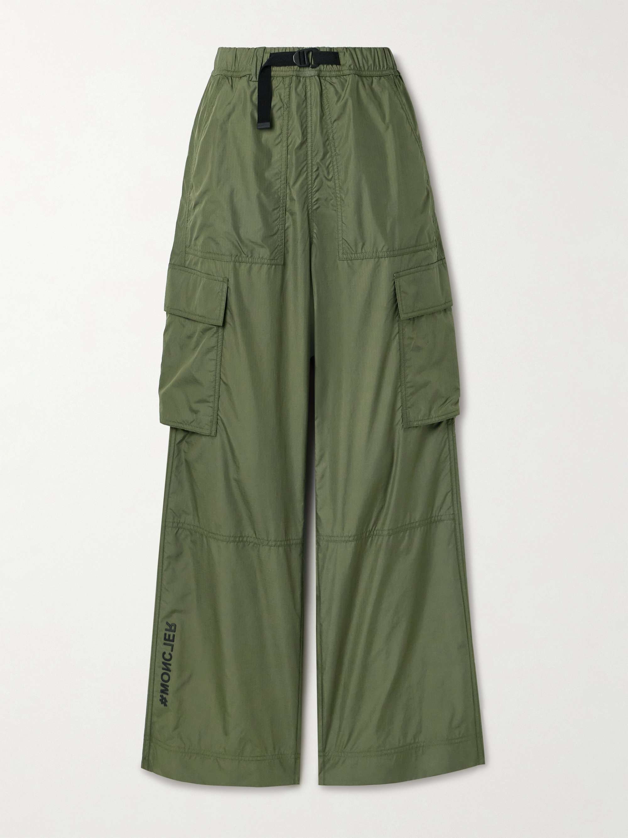 Belted ripstop cargo pants view