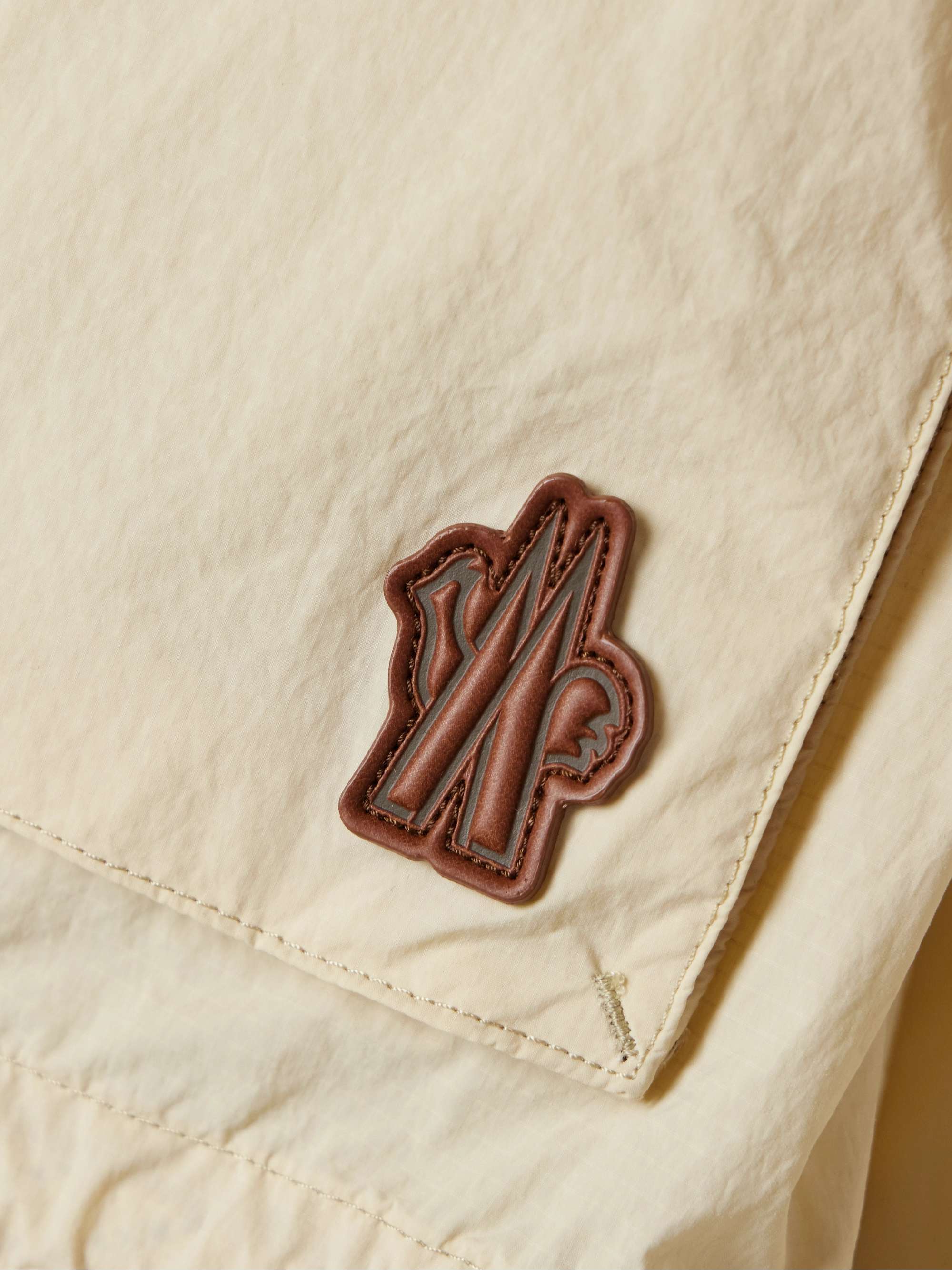 Limosee hooded crinkled-shell jacket view