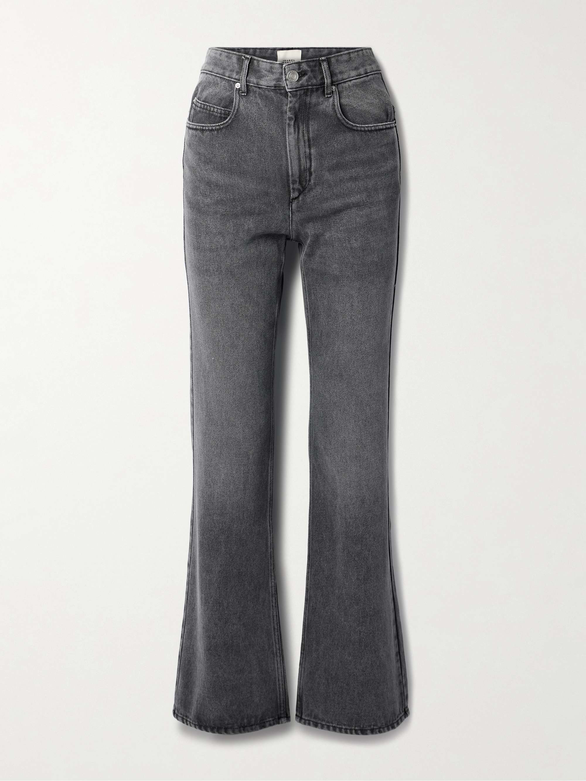 Belvira high-rise straight-leg jeans view