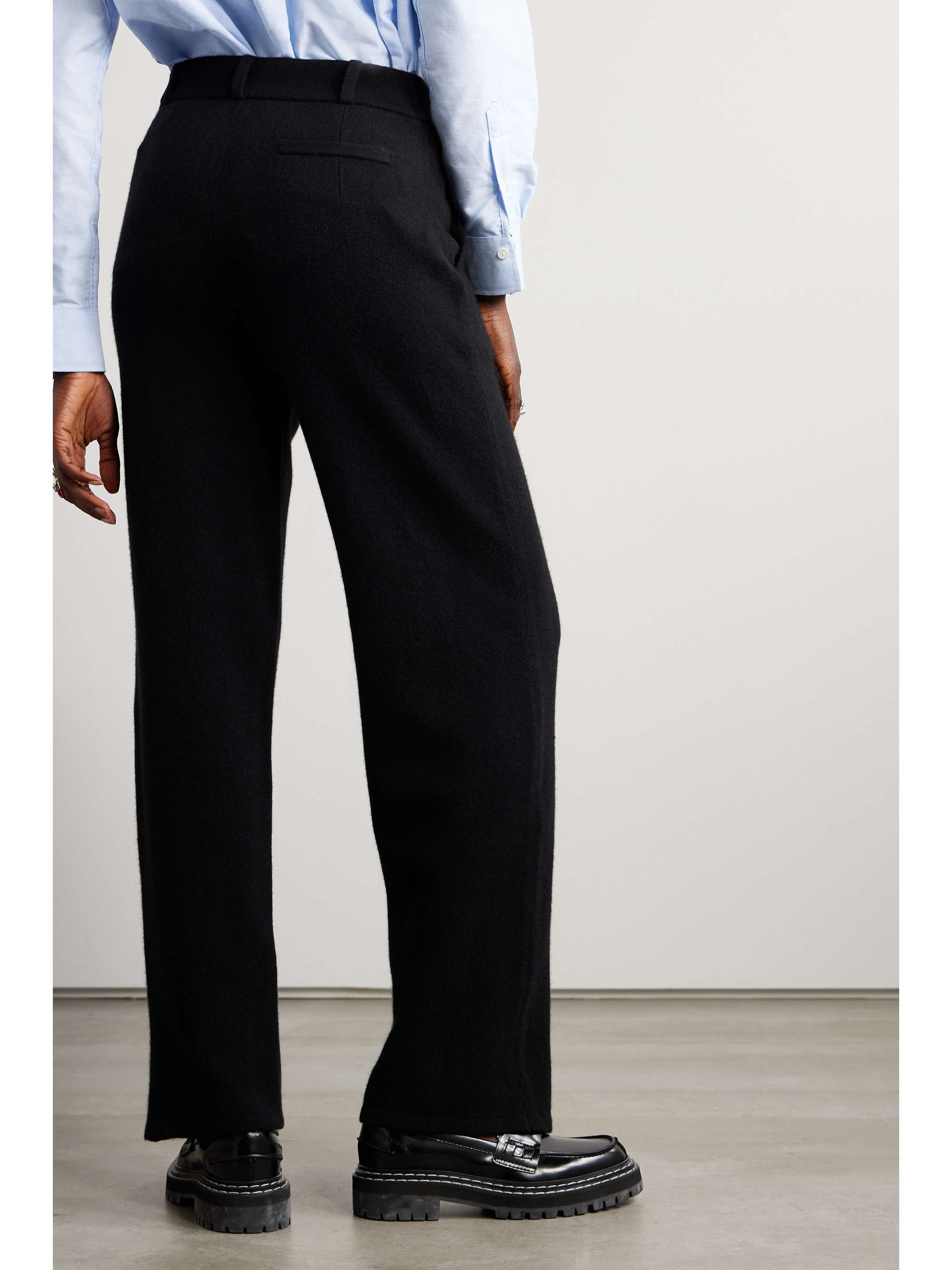 Cashmere straight-leg pants view