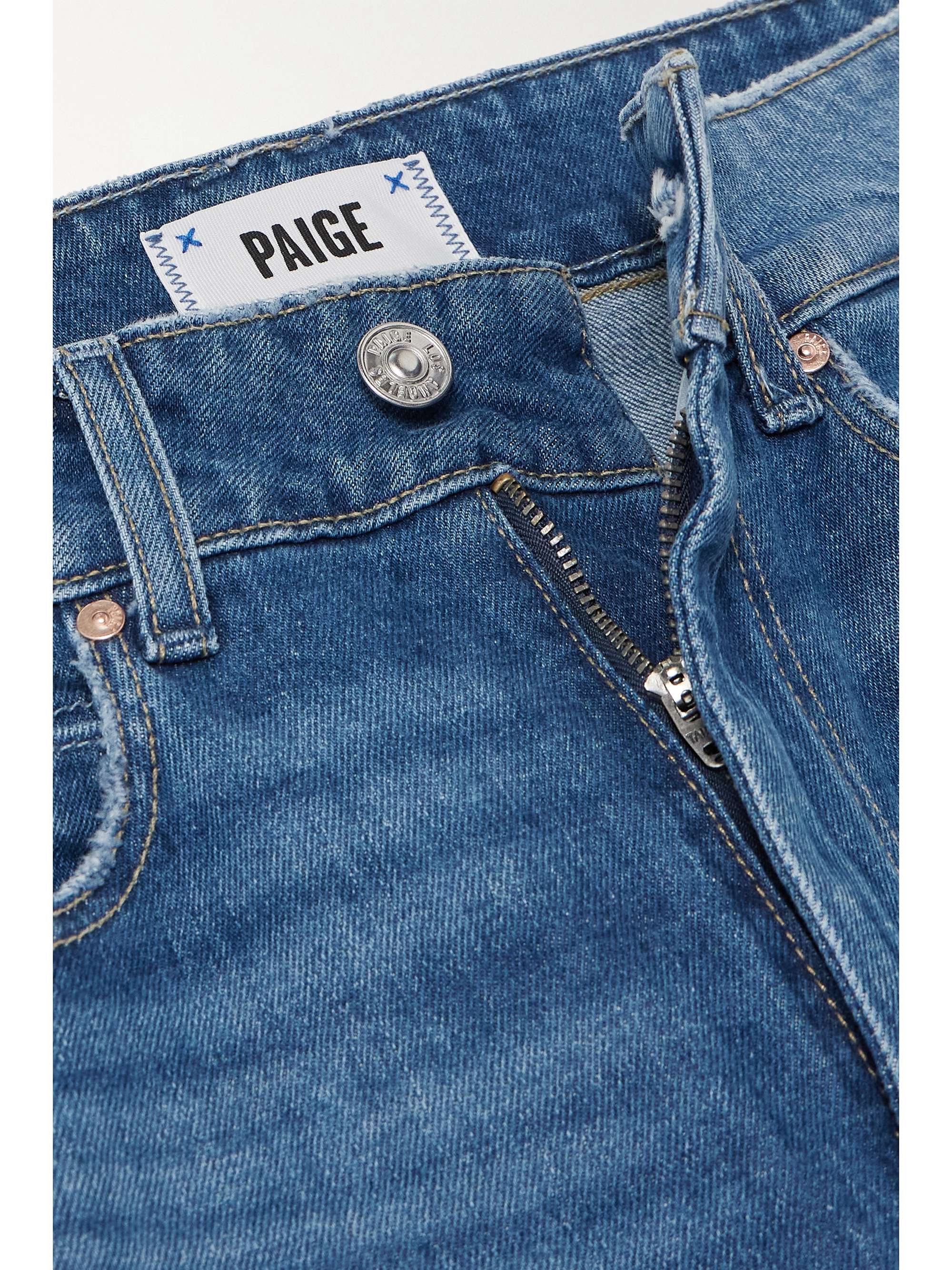 Sasha high-rise straight-leg jeans view