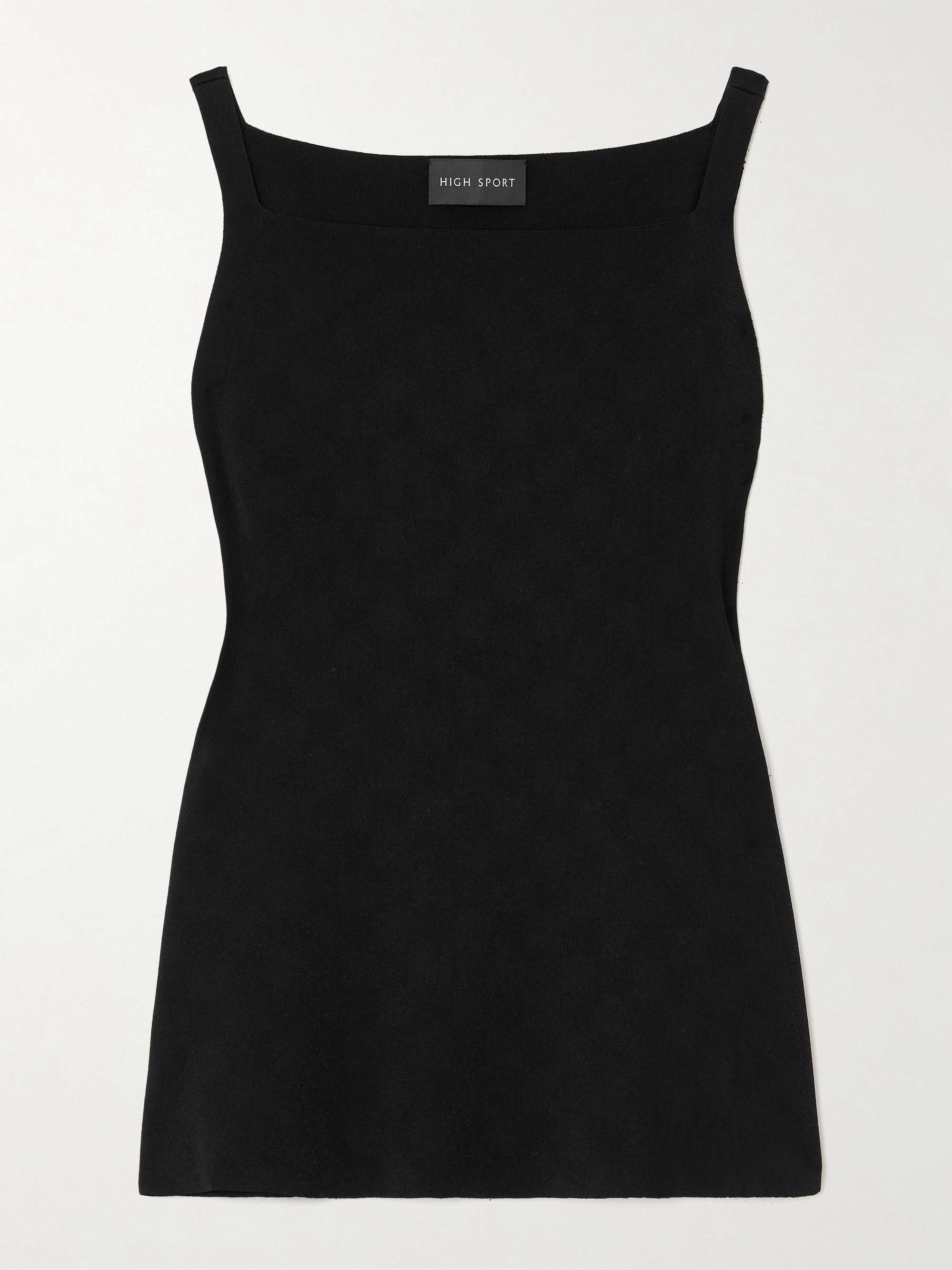 Asher checked jacquard-knit top view