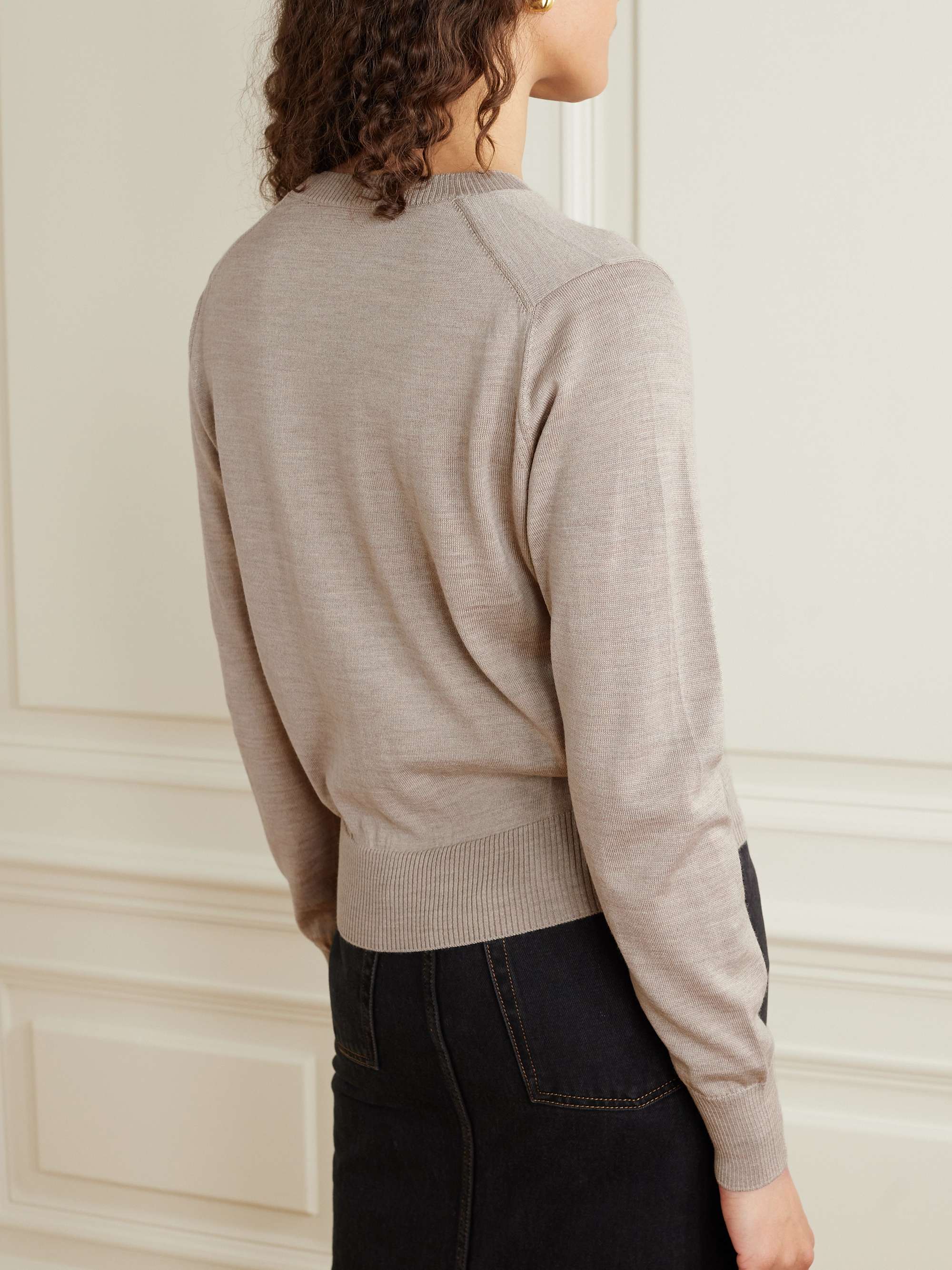 ADC embroidered merino wool sweater view
