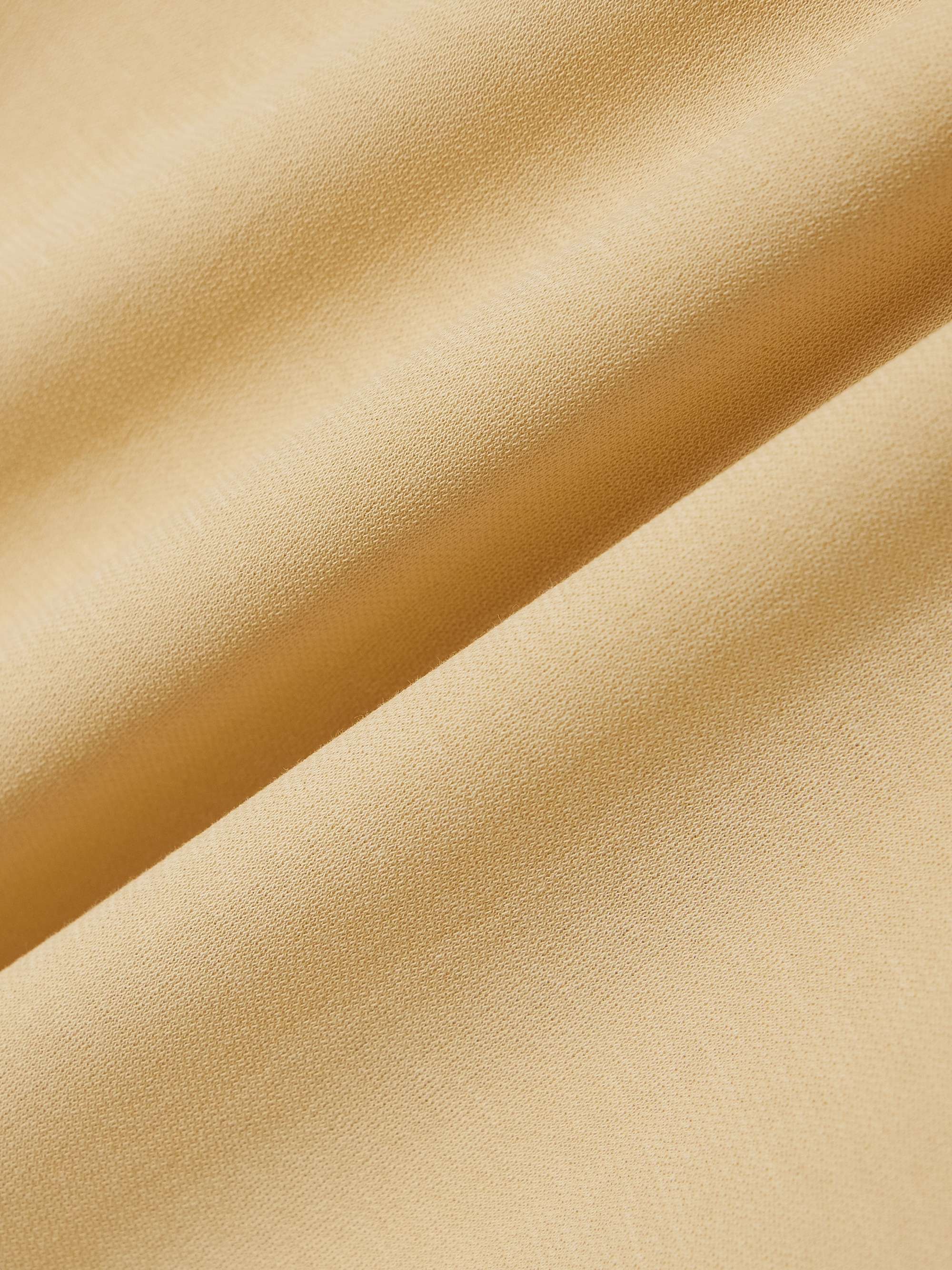 Twisted cotton-jersey midi dress view