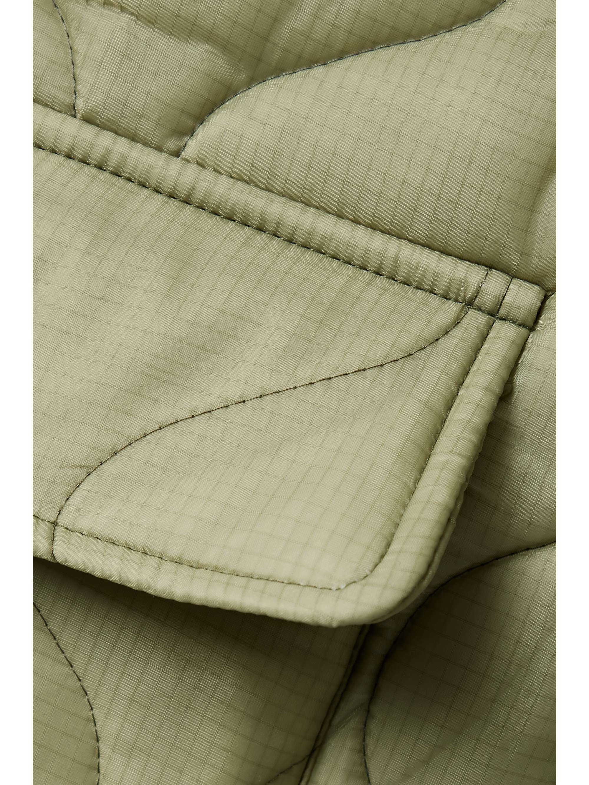 Quilted padded ripstop jacket view