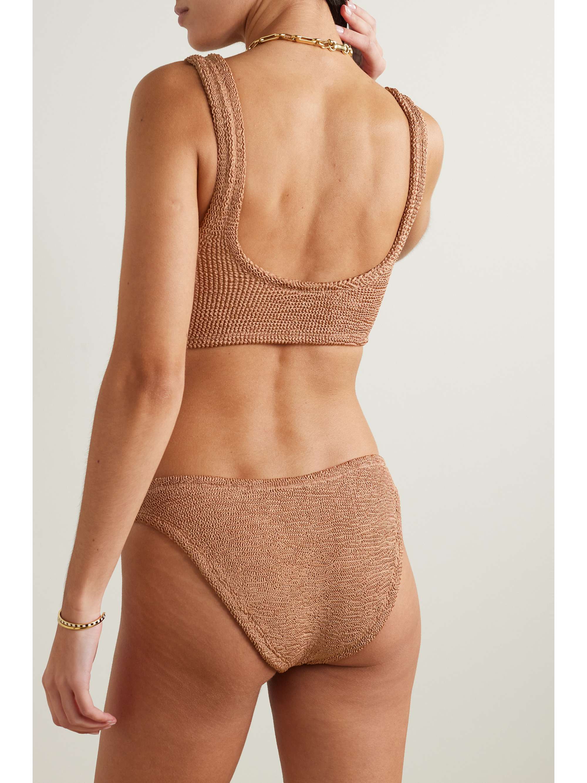 Jamie metallic seersucker bikini view