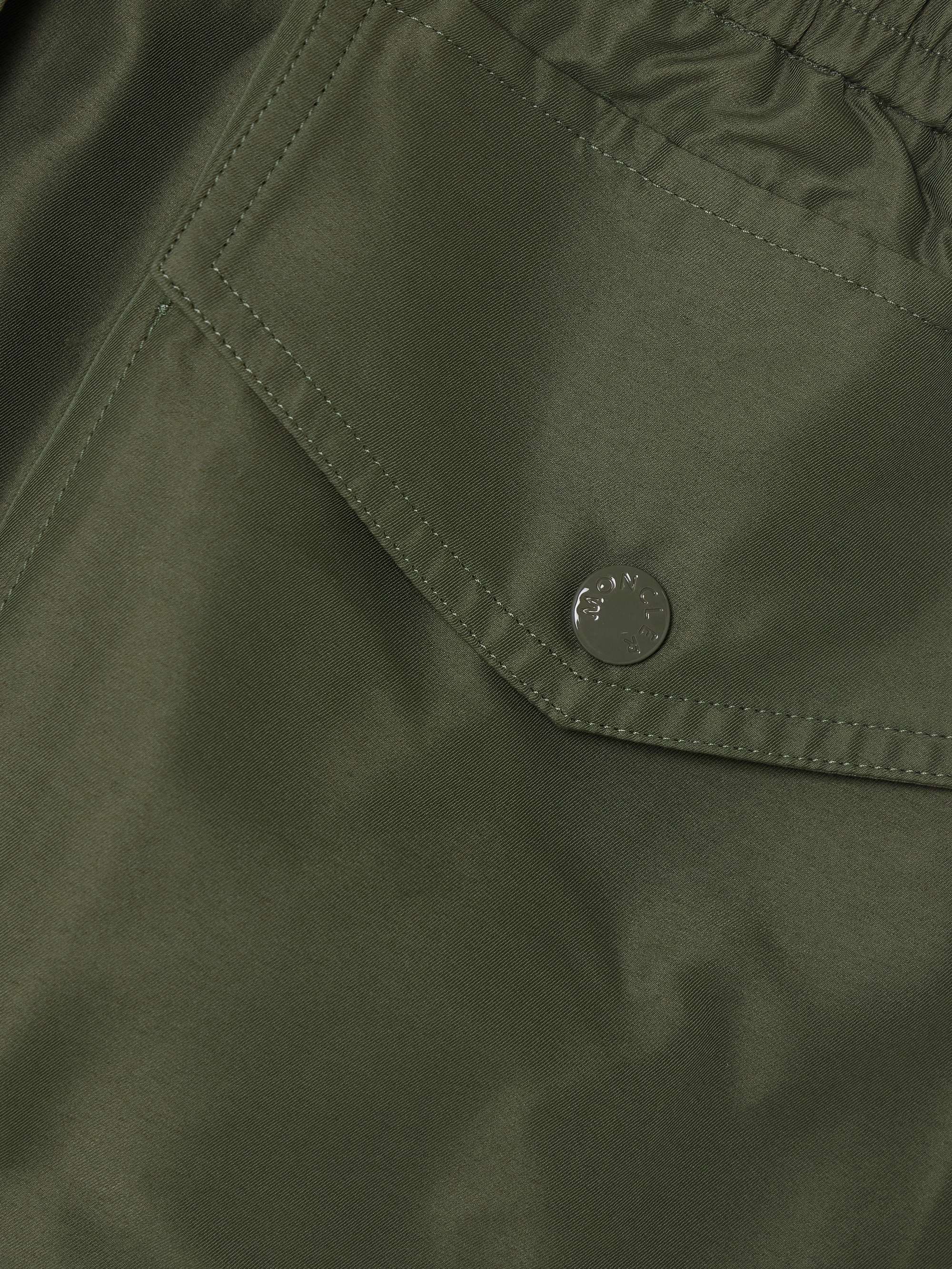 Taffeta cargo mini skirt view