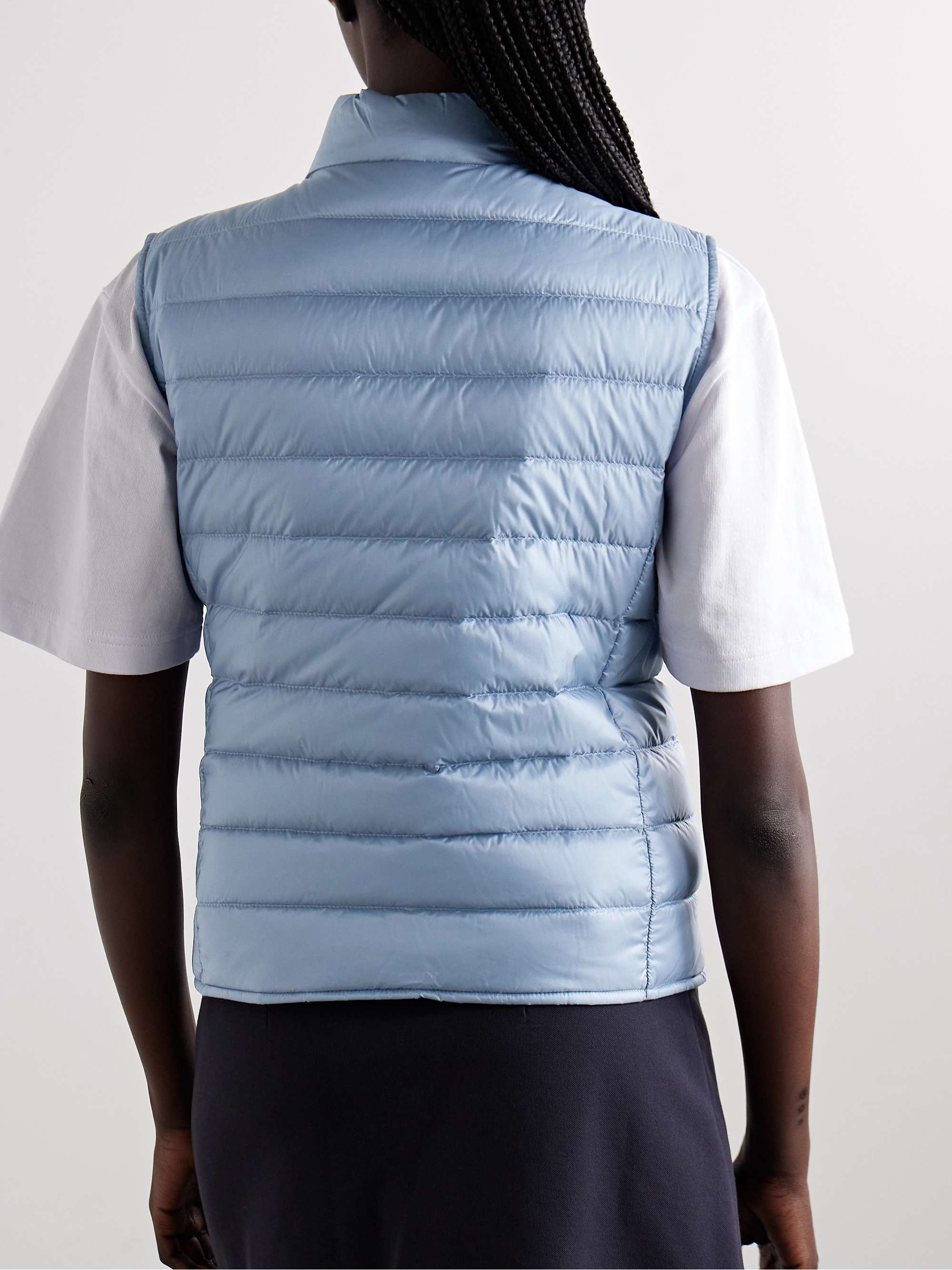 Liane quilted shell down vest view