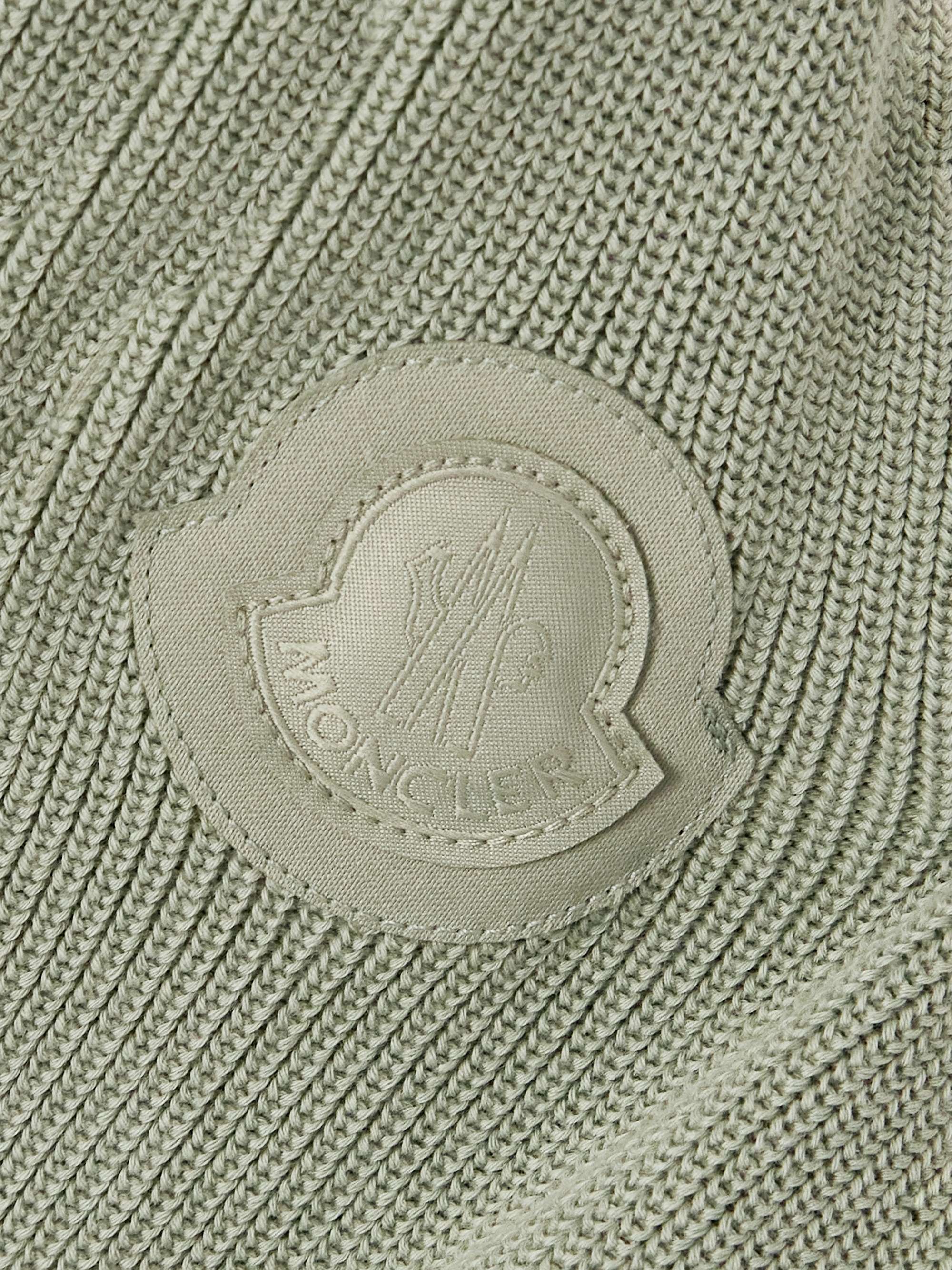 Quilted shell and ribbed cotton down jacket view