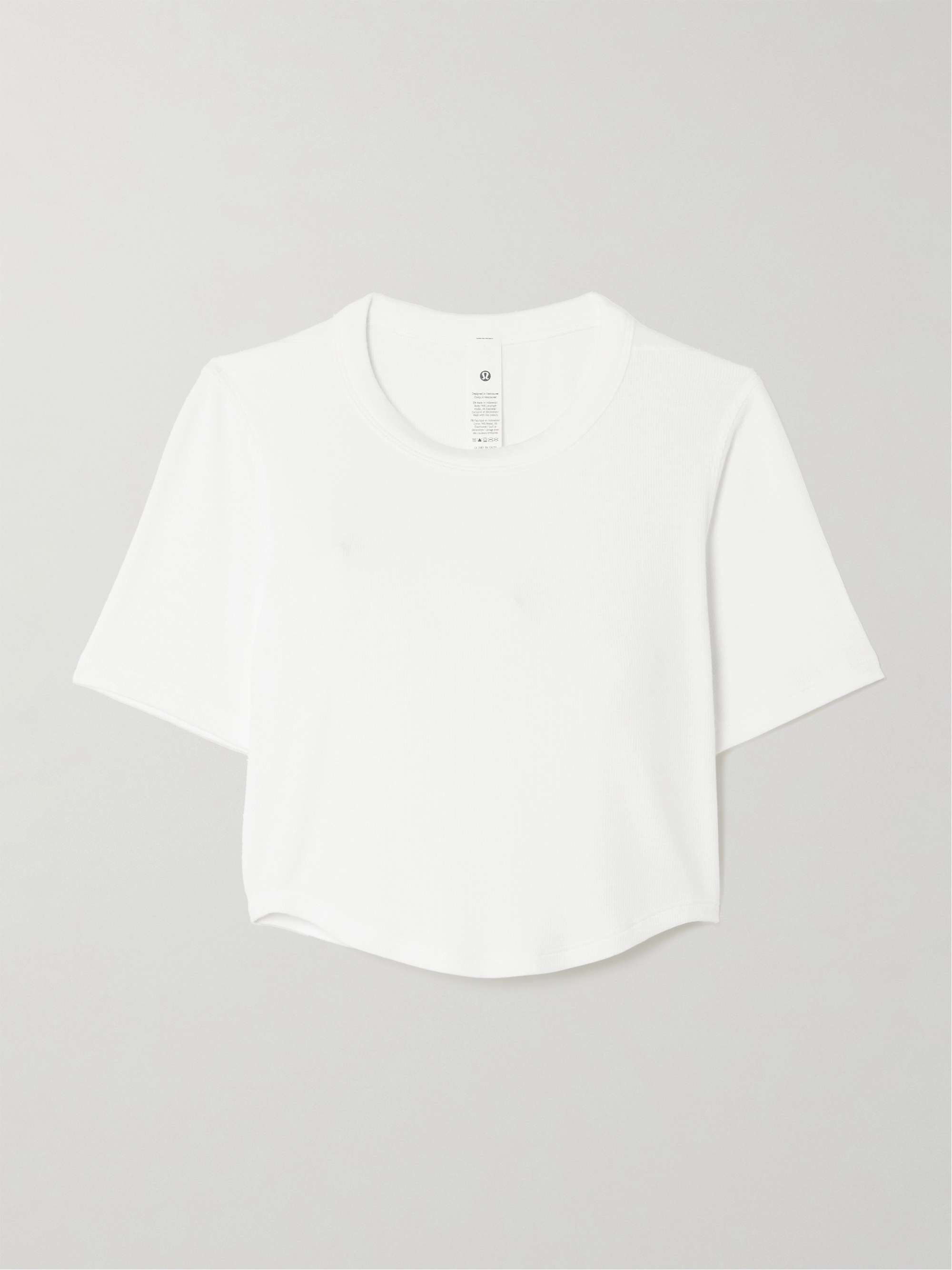Hold Tight cropped stretch LENZING™ modal-jersey T-shirt view
