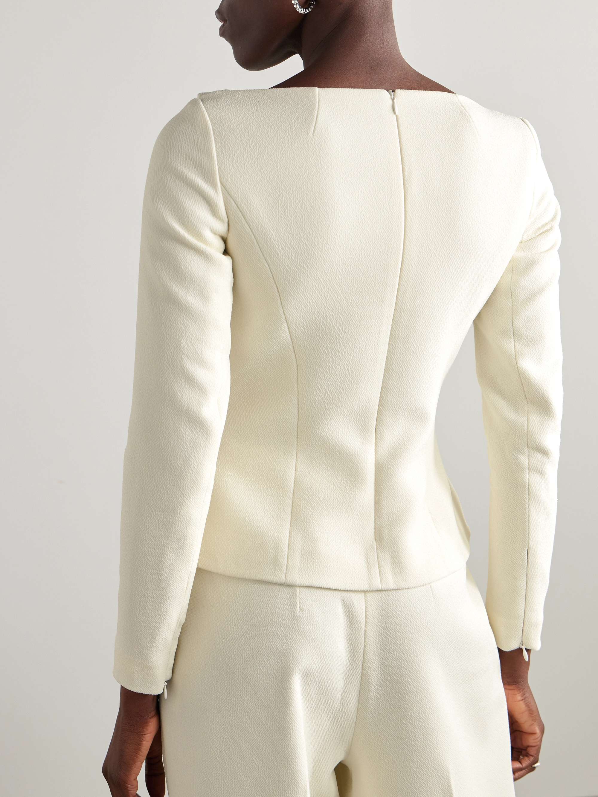 Rye crepe top view