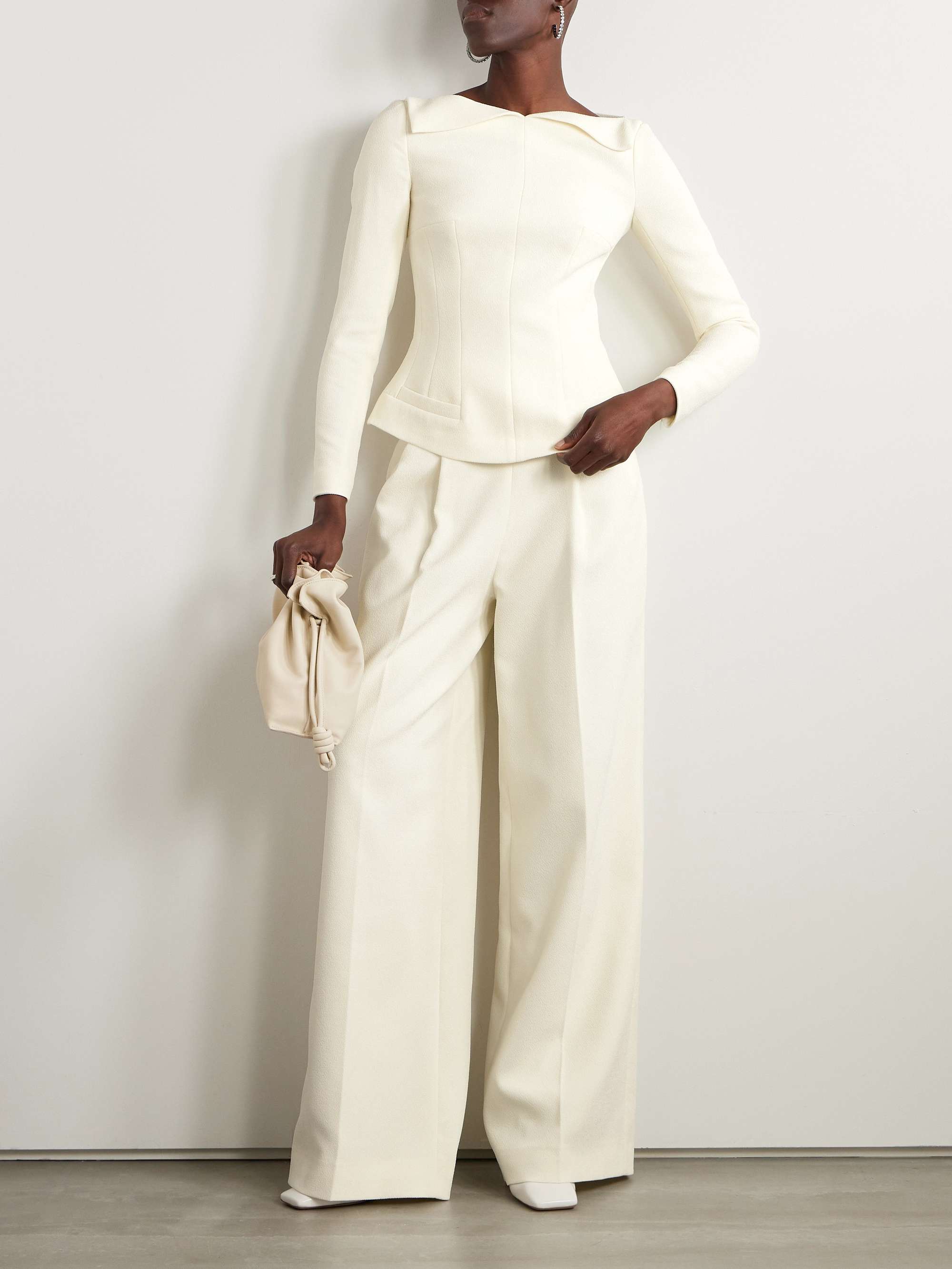 Rye crepe top view