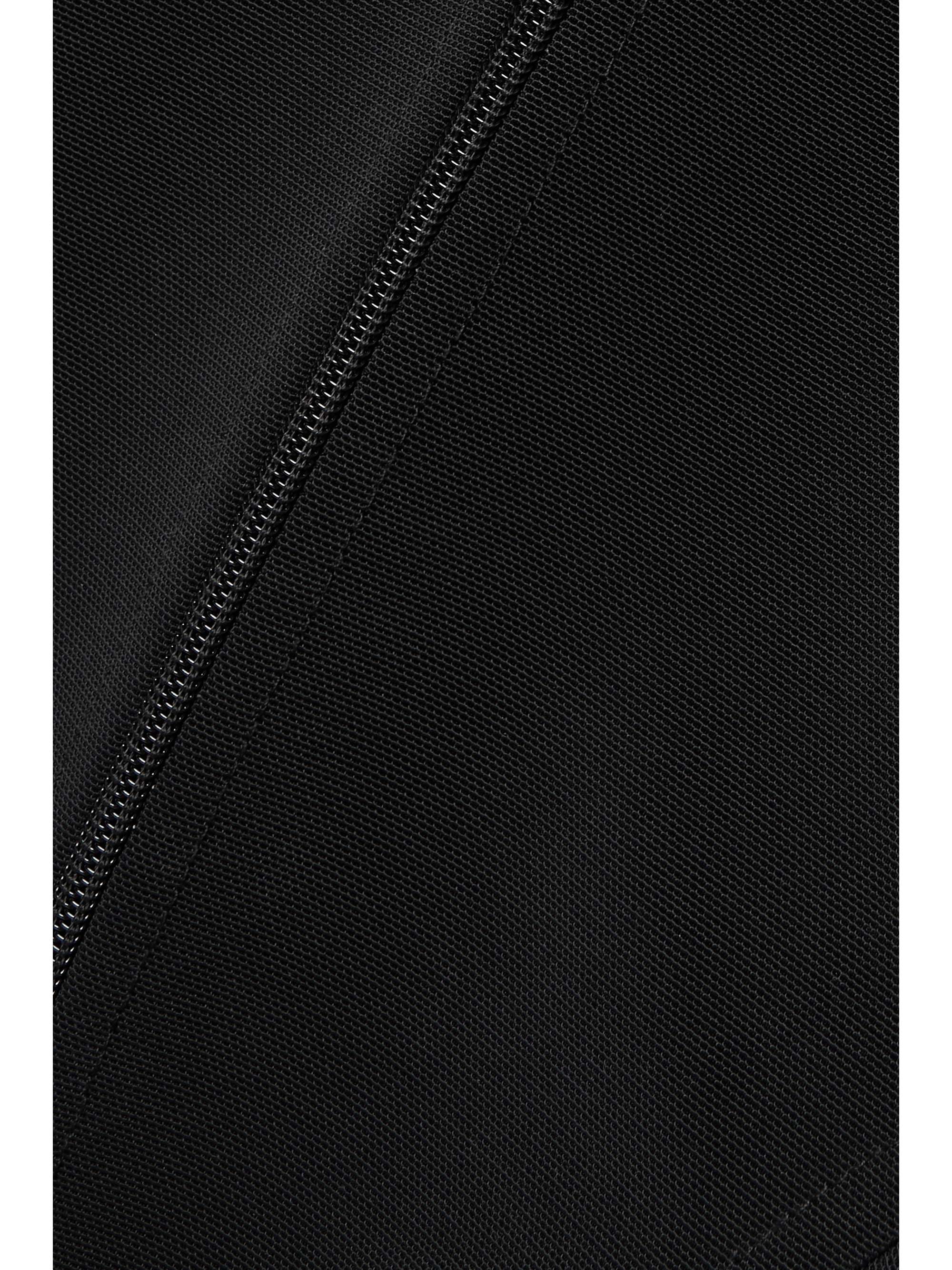 Stretch-tulle turtleneck jacket view