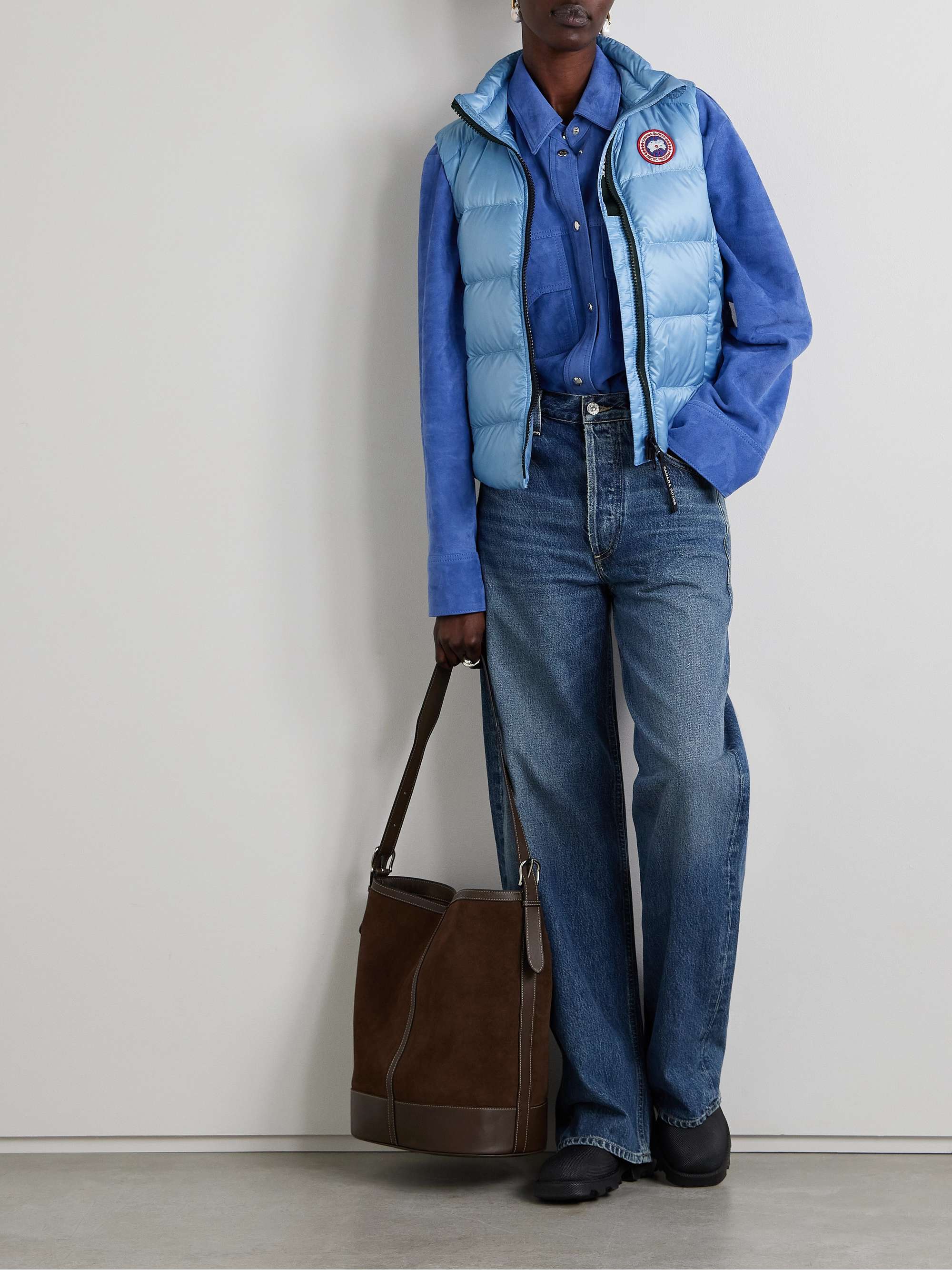 Cypress quilted ripstop down vest view