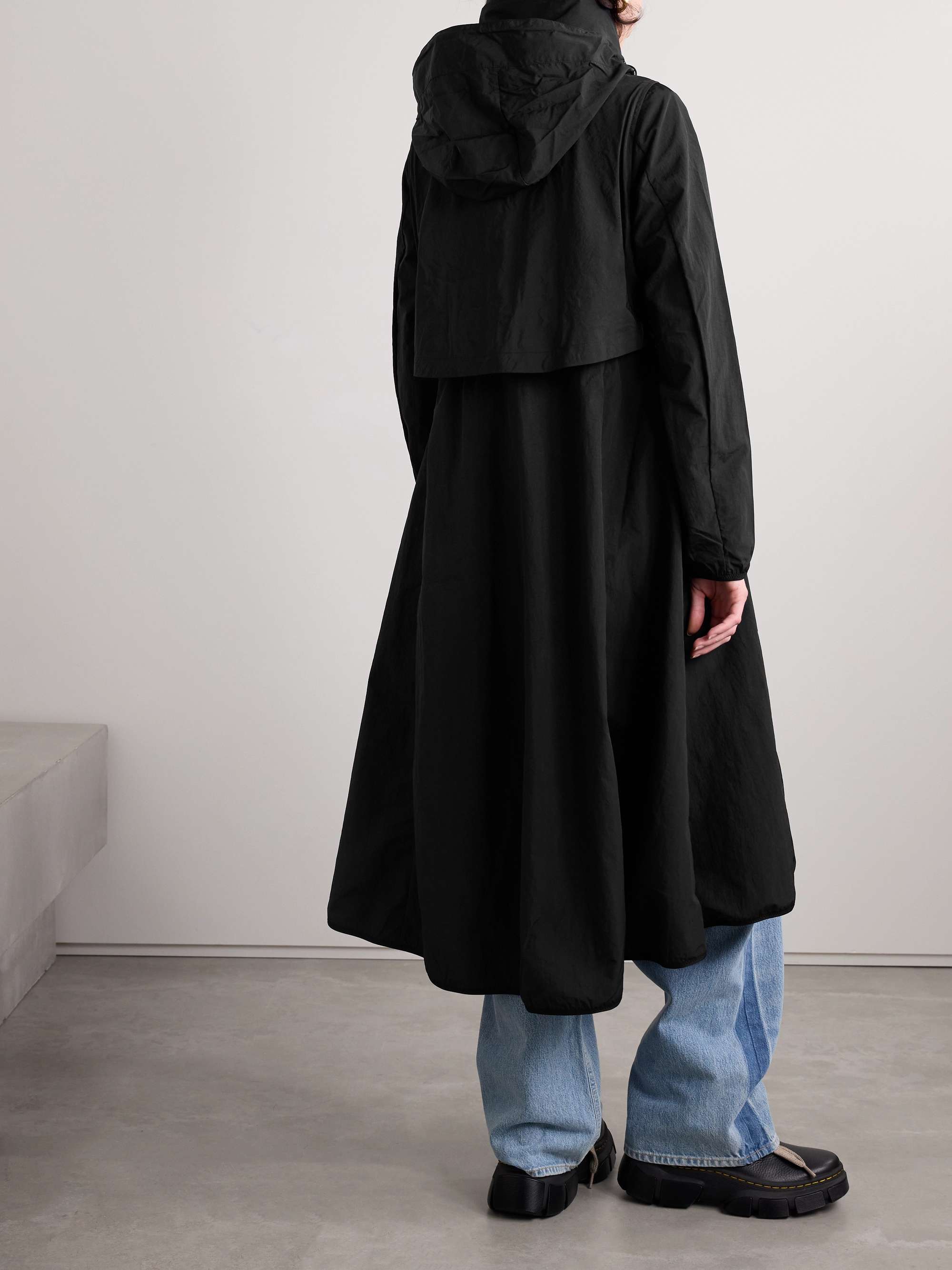Sinclair appliquéd shell coat view