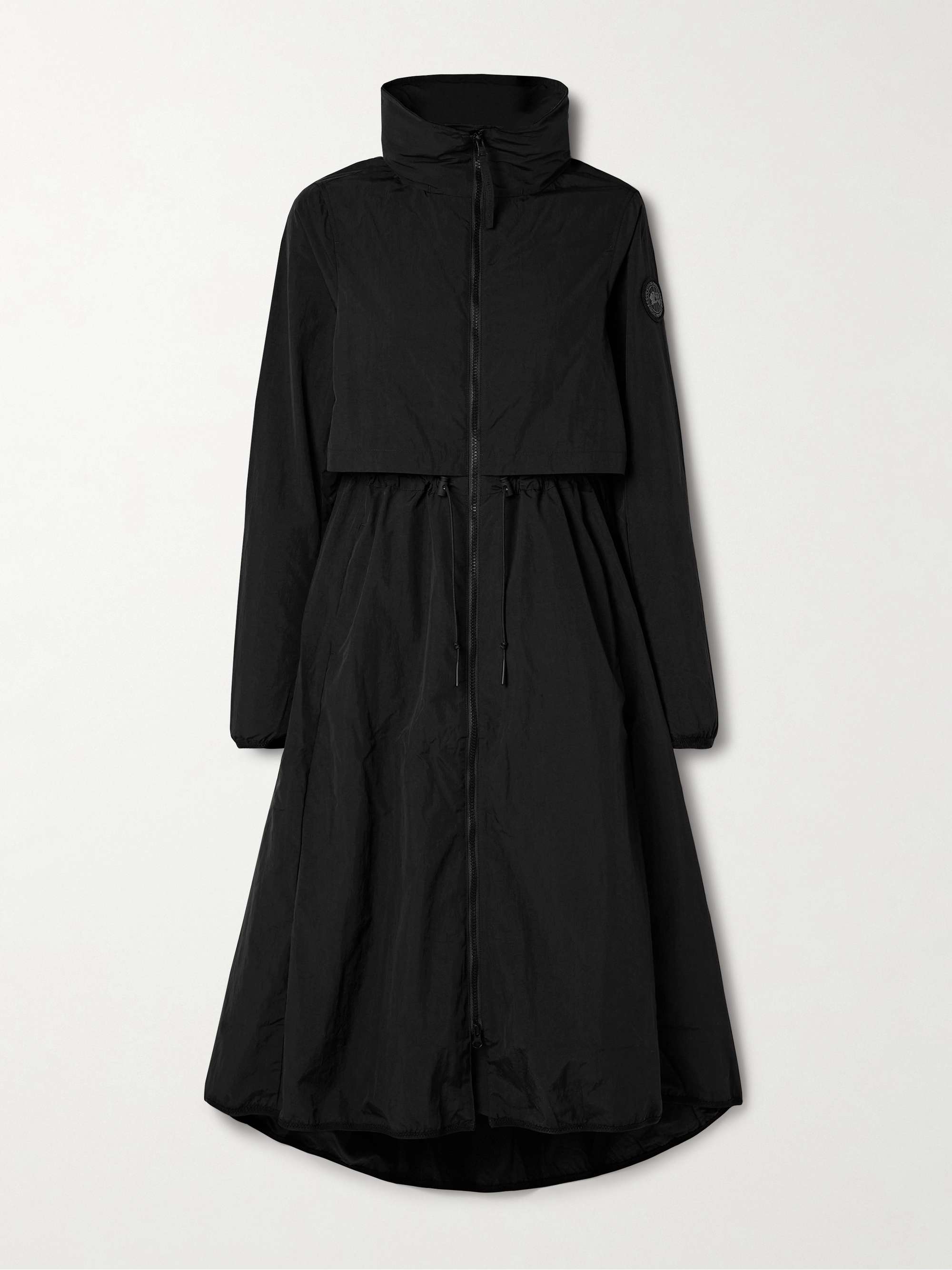 Sinclair appliquéd shell coat view