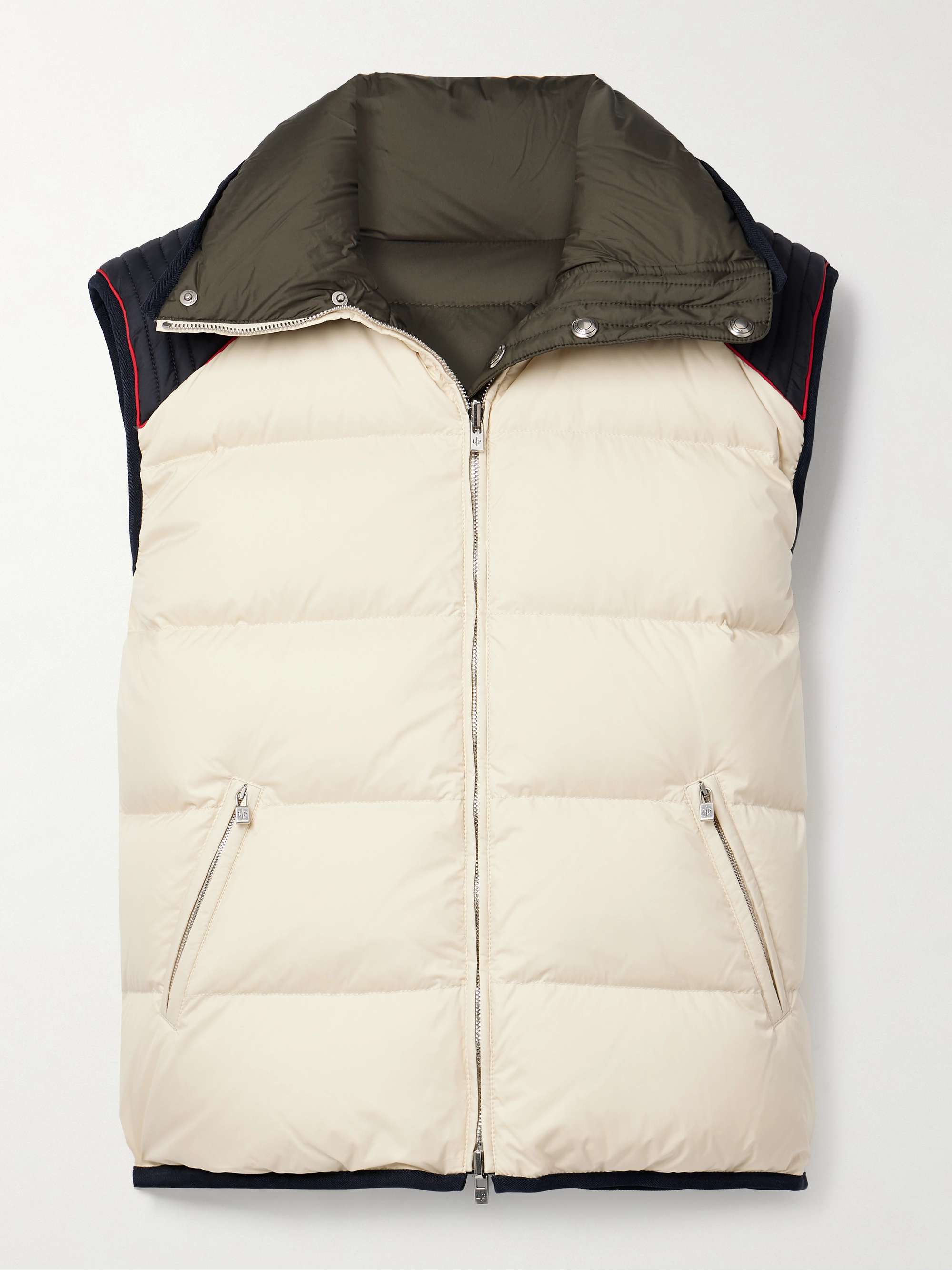 Andry reversible two-tone quilted shell down vest view