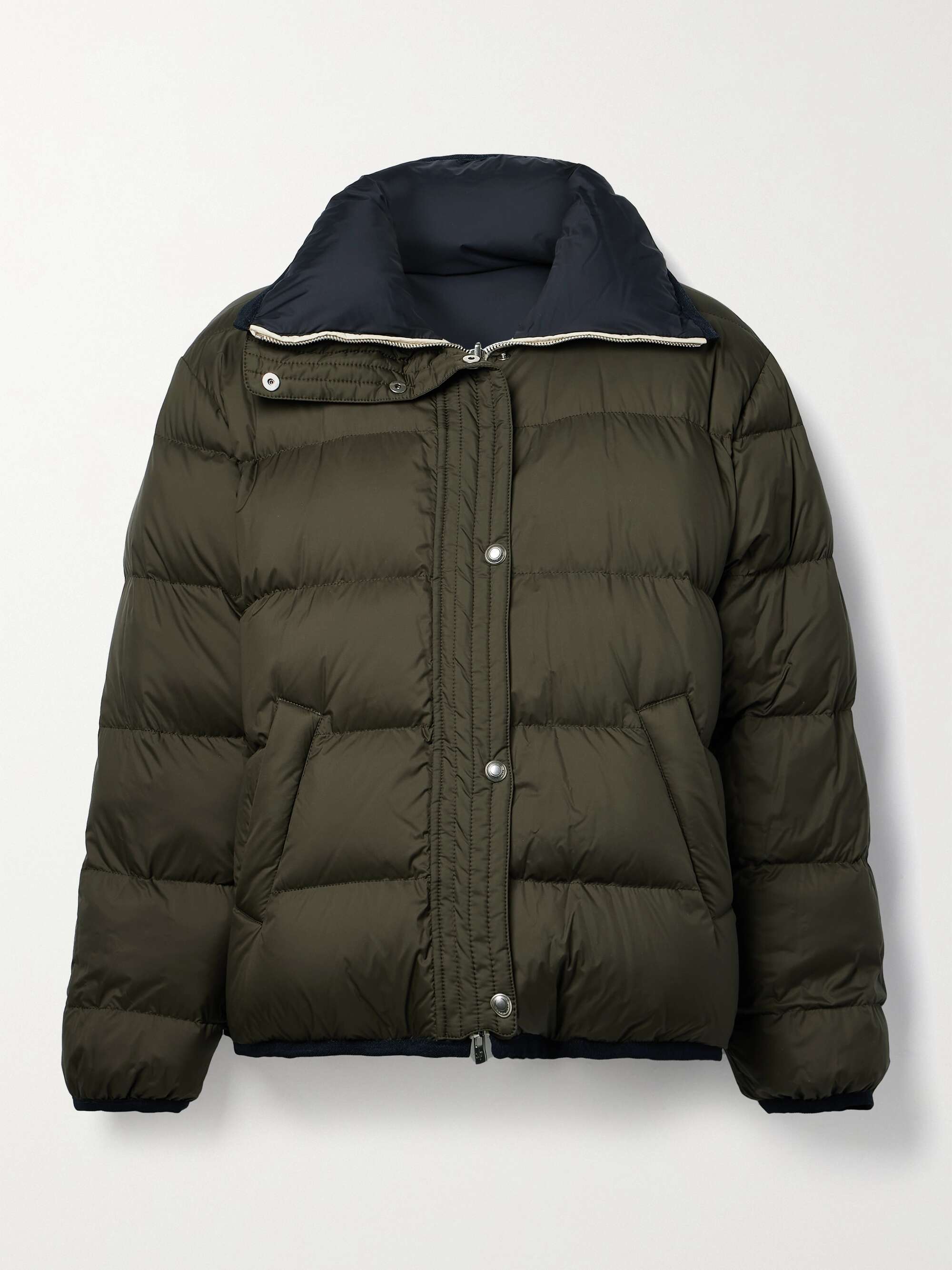 Mitty reversible two-tone quilted shell down jacket view