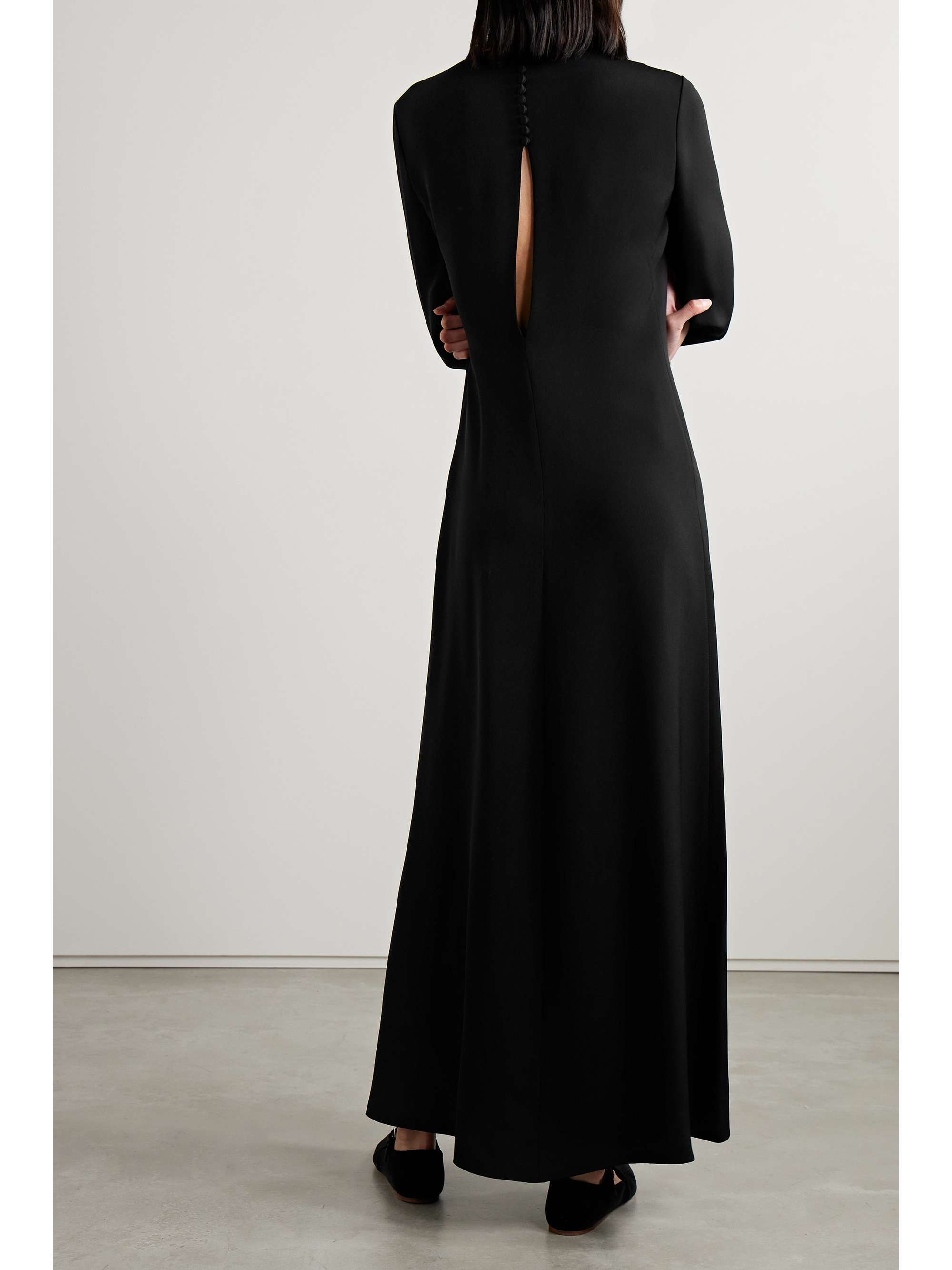 Angelica cutout silk-cady maxi dress view