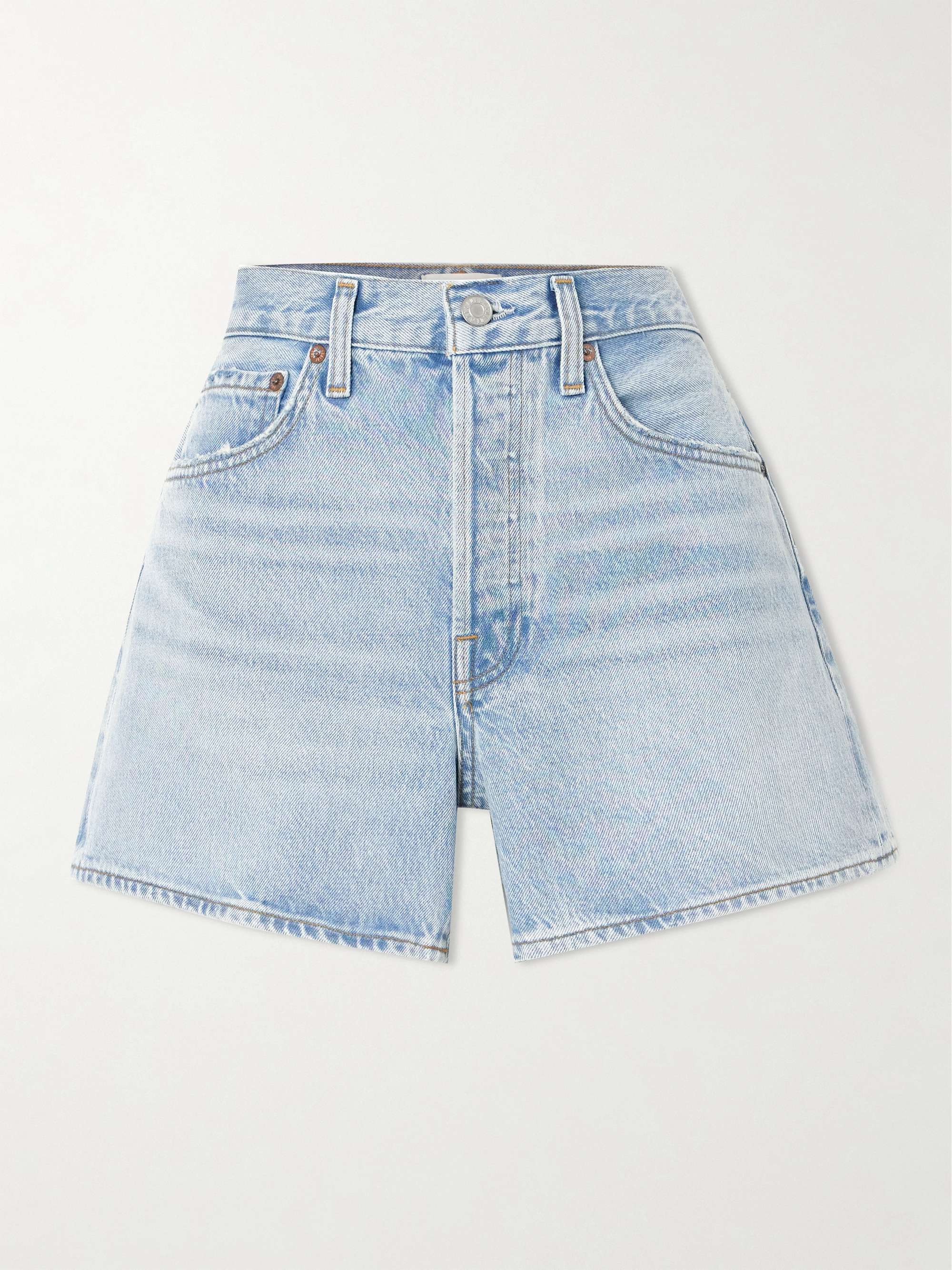 Parker Long Clean denim shorts view