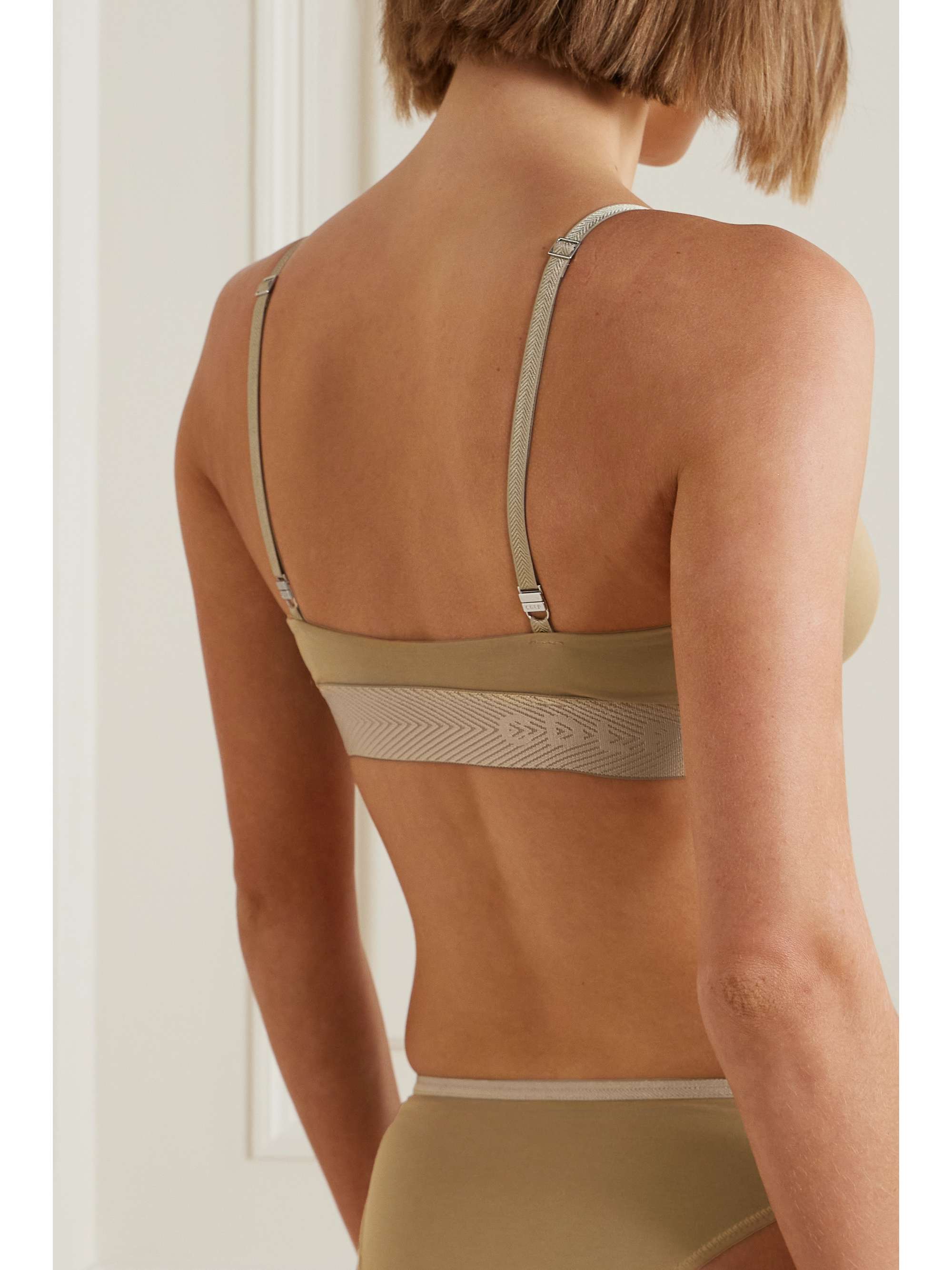 + NET SUSTAIN stretch-TENCEL™ Lyocell soft-cup triangle bra view