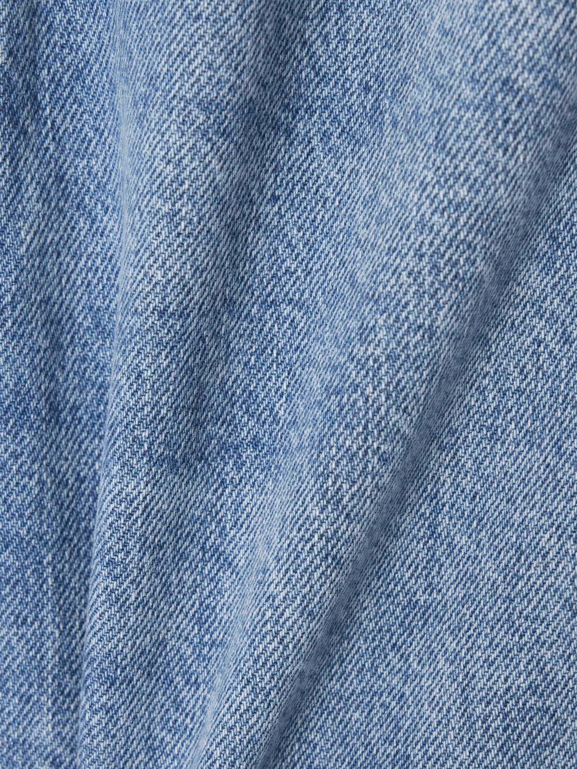 Denim maxi skirt view